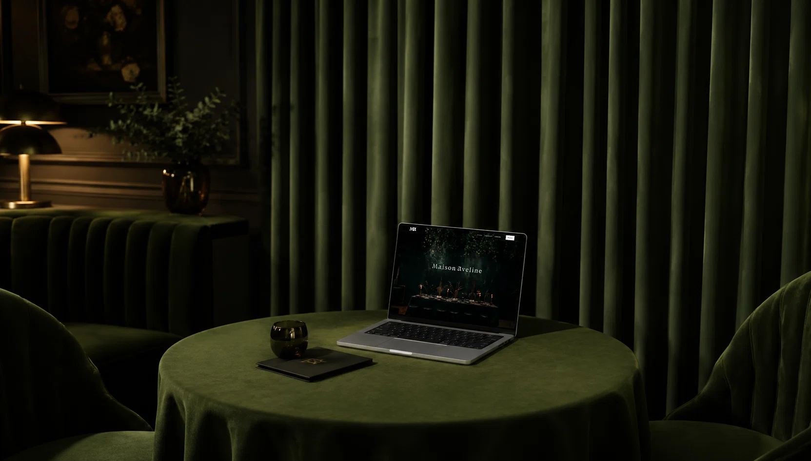 Maison Aveline fine dining restaurant website designed by Oraa Création