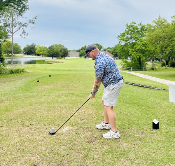 Tunnel for Towers Golf Tournament at April Sound Golf Club in Conroe