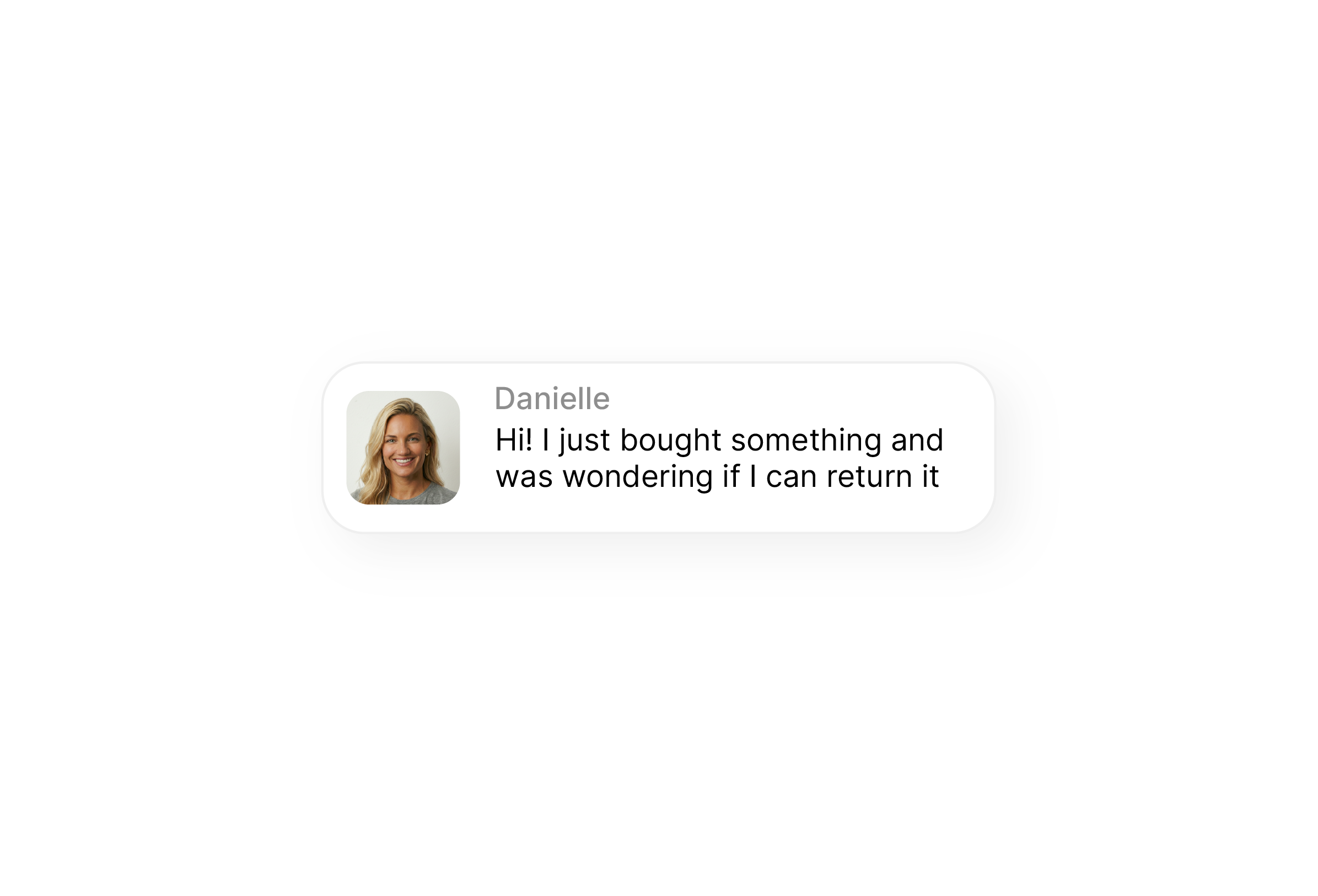 Magazine customer inquire bubble