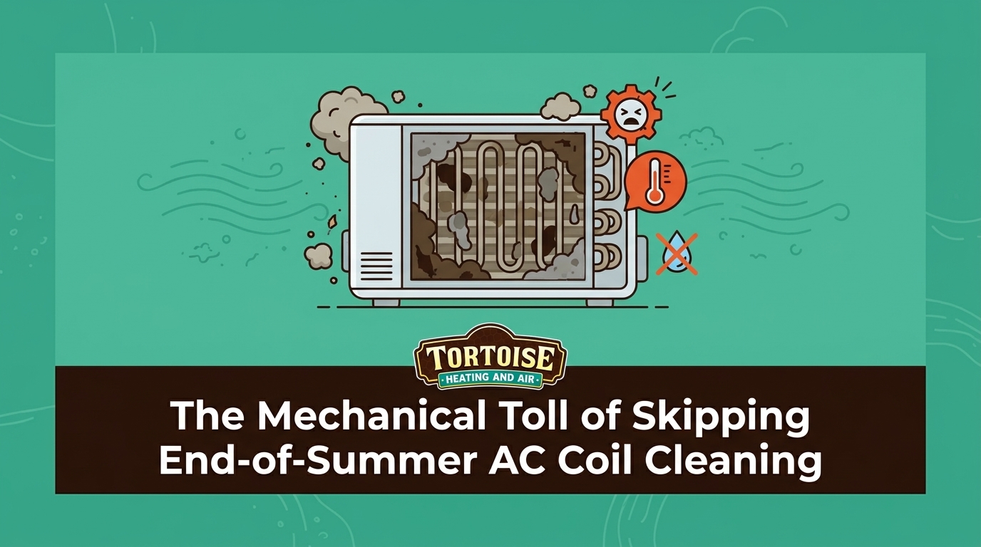 The Mechanical Toll of Skipping End-of-Summer AC Coil Cleaning