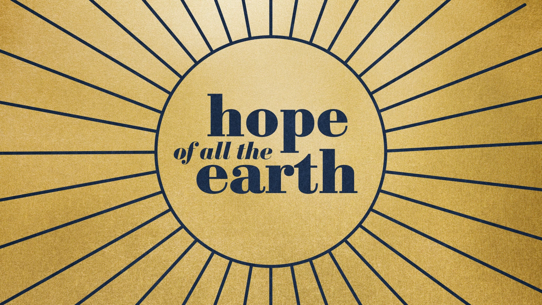 Hope of All the Earth