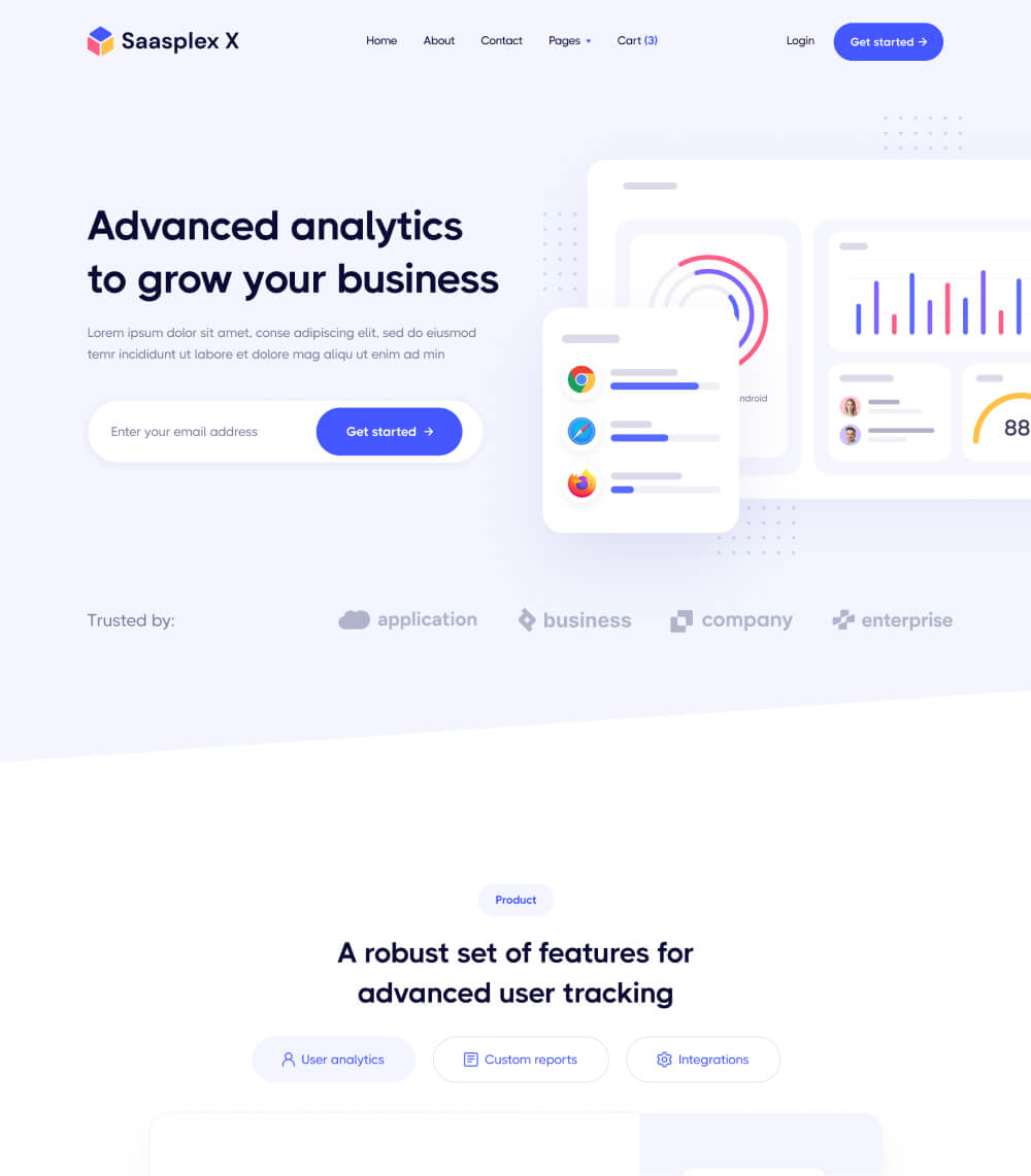 Home V2 - Saasplex X Webflow Template