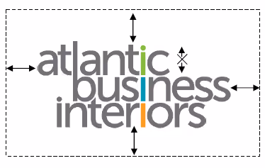 Atlantic Business Interiors logo with multicolored letters i, c, s, and r.