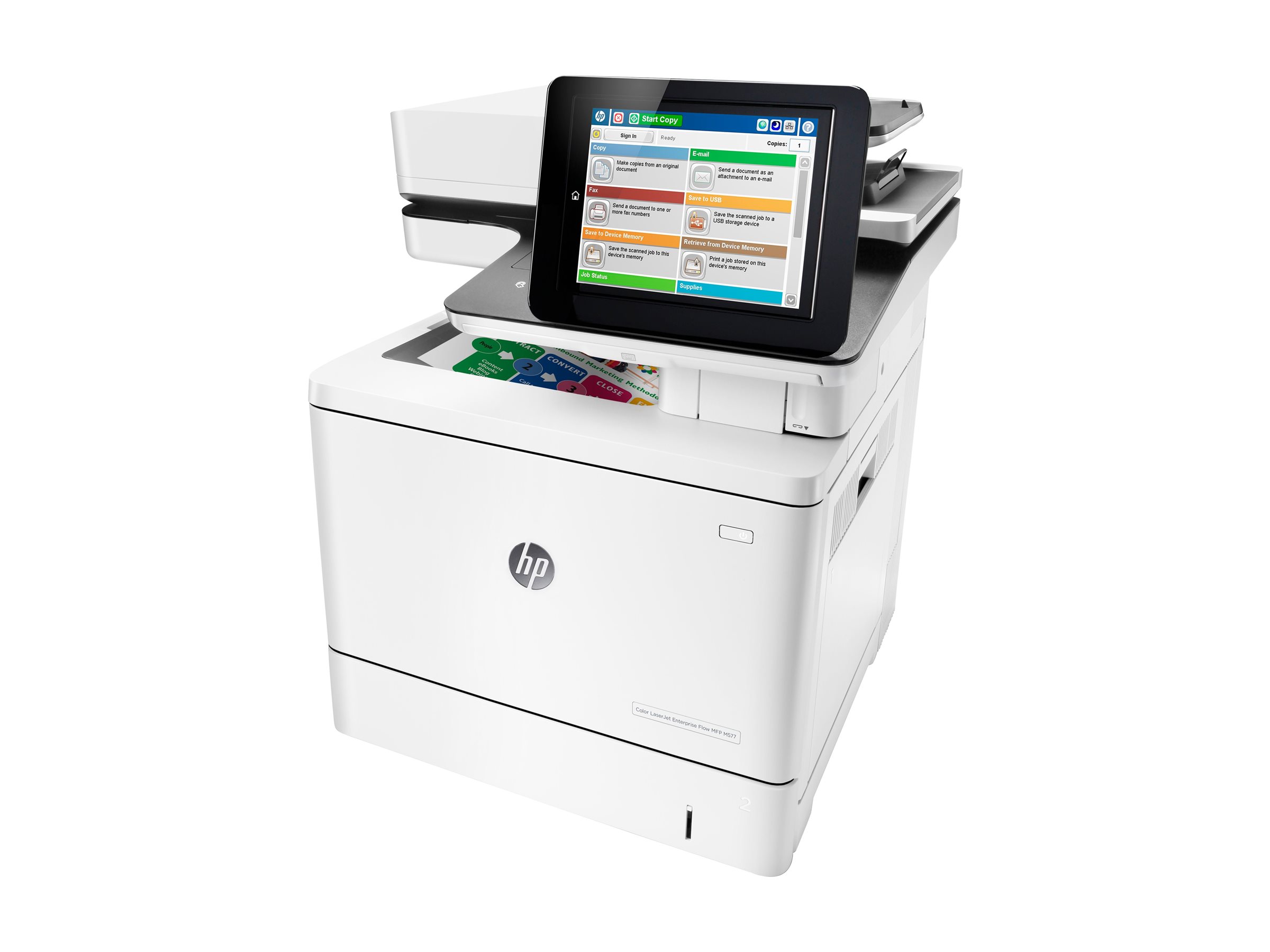 HP Color LaserJet Managed MFP M577 Series