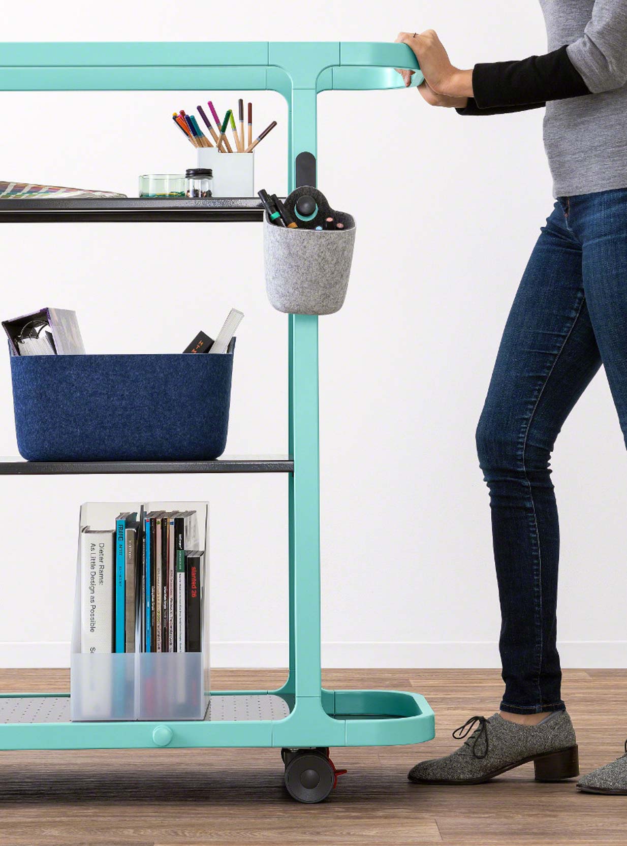 Steelcase Flex mobile storage cart for flexible workplace organization