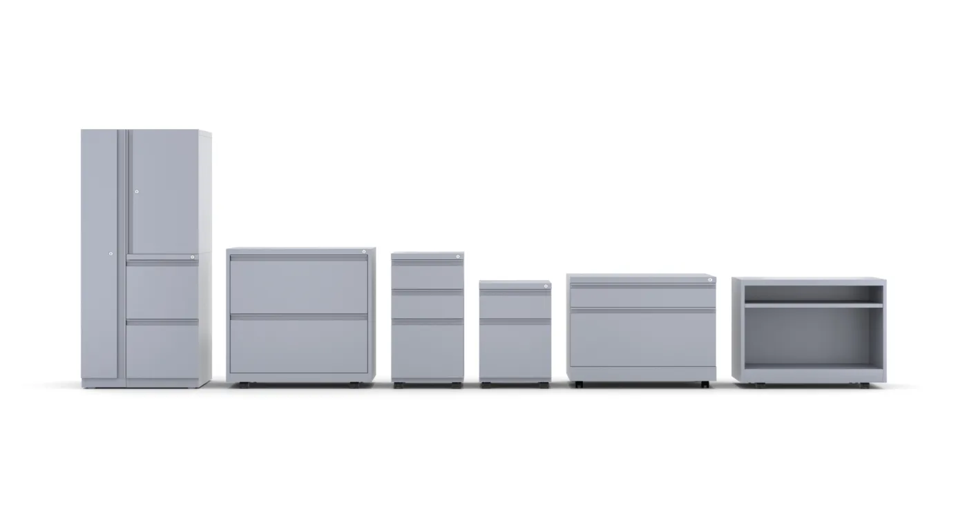 S-Series office storage cabinets for organized workplace storage