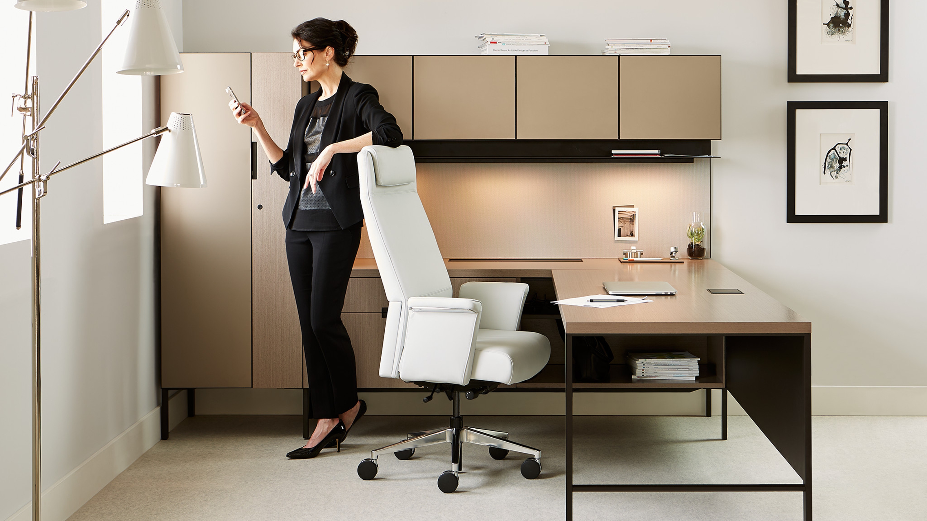 Steelcase Elective Elements storage for organized banking workspaces
