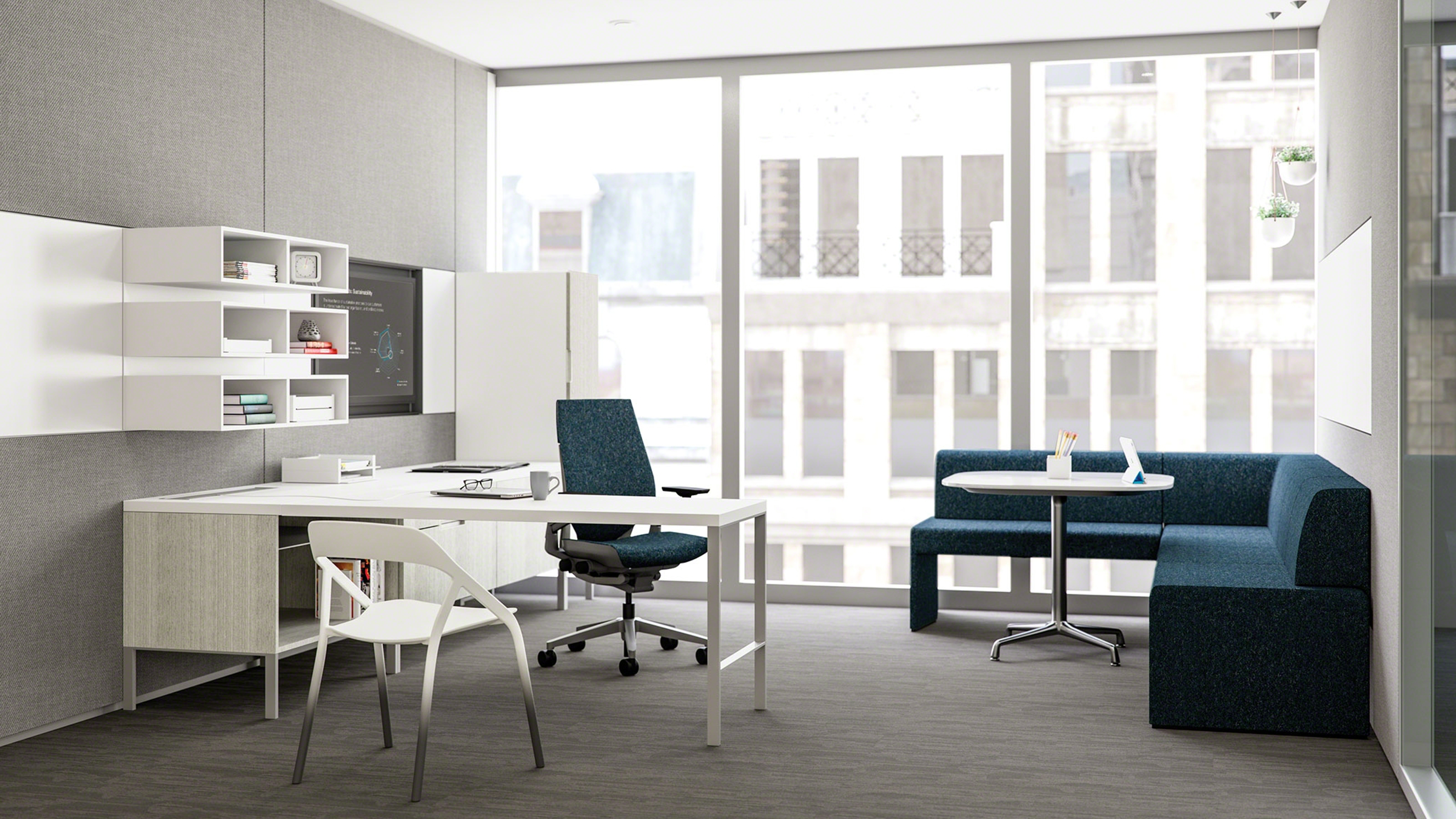 Steelcase Elective Elements storage for organized banking workspaces