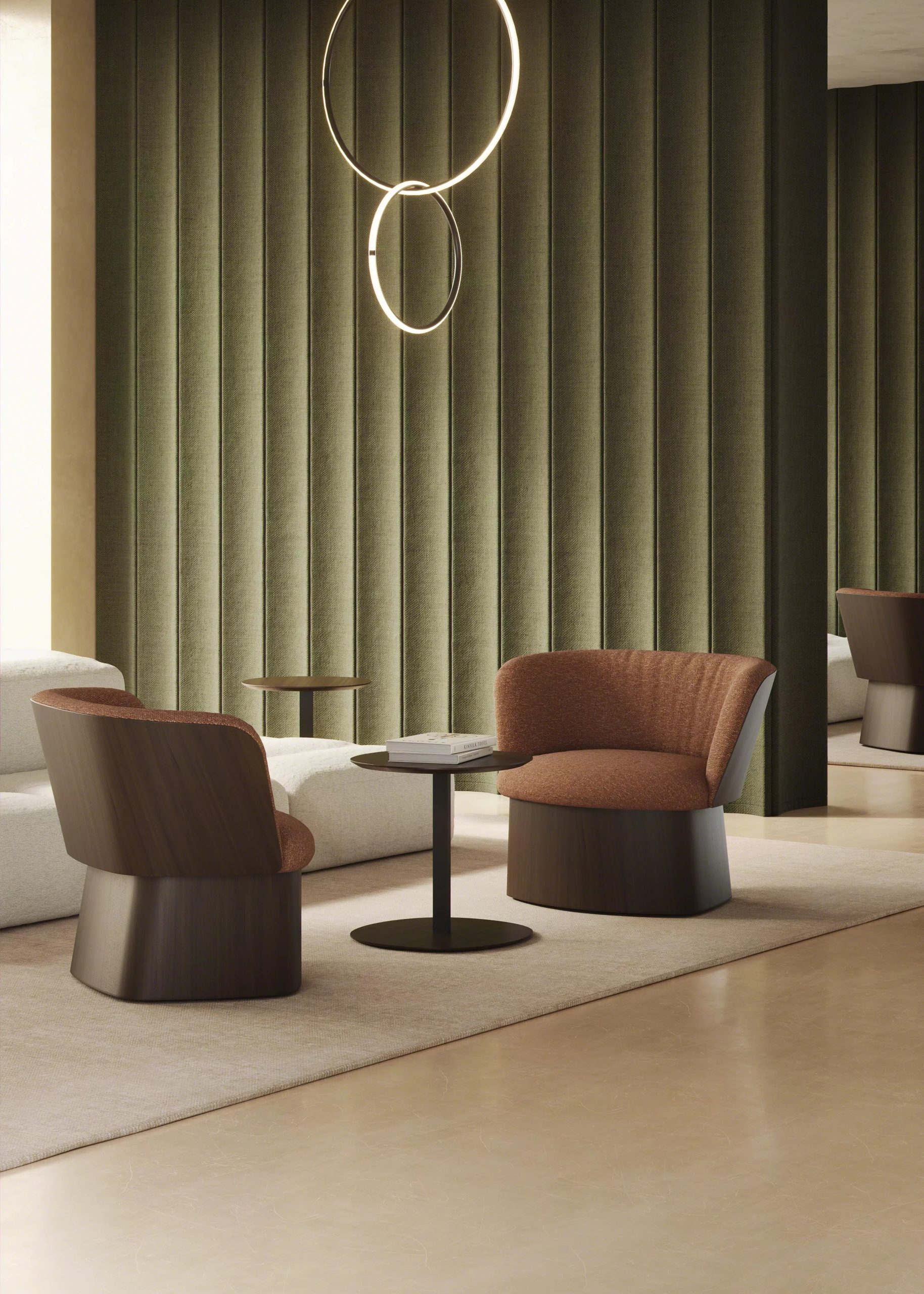 Manto lounge seating in a comfortable bank waiting area