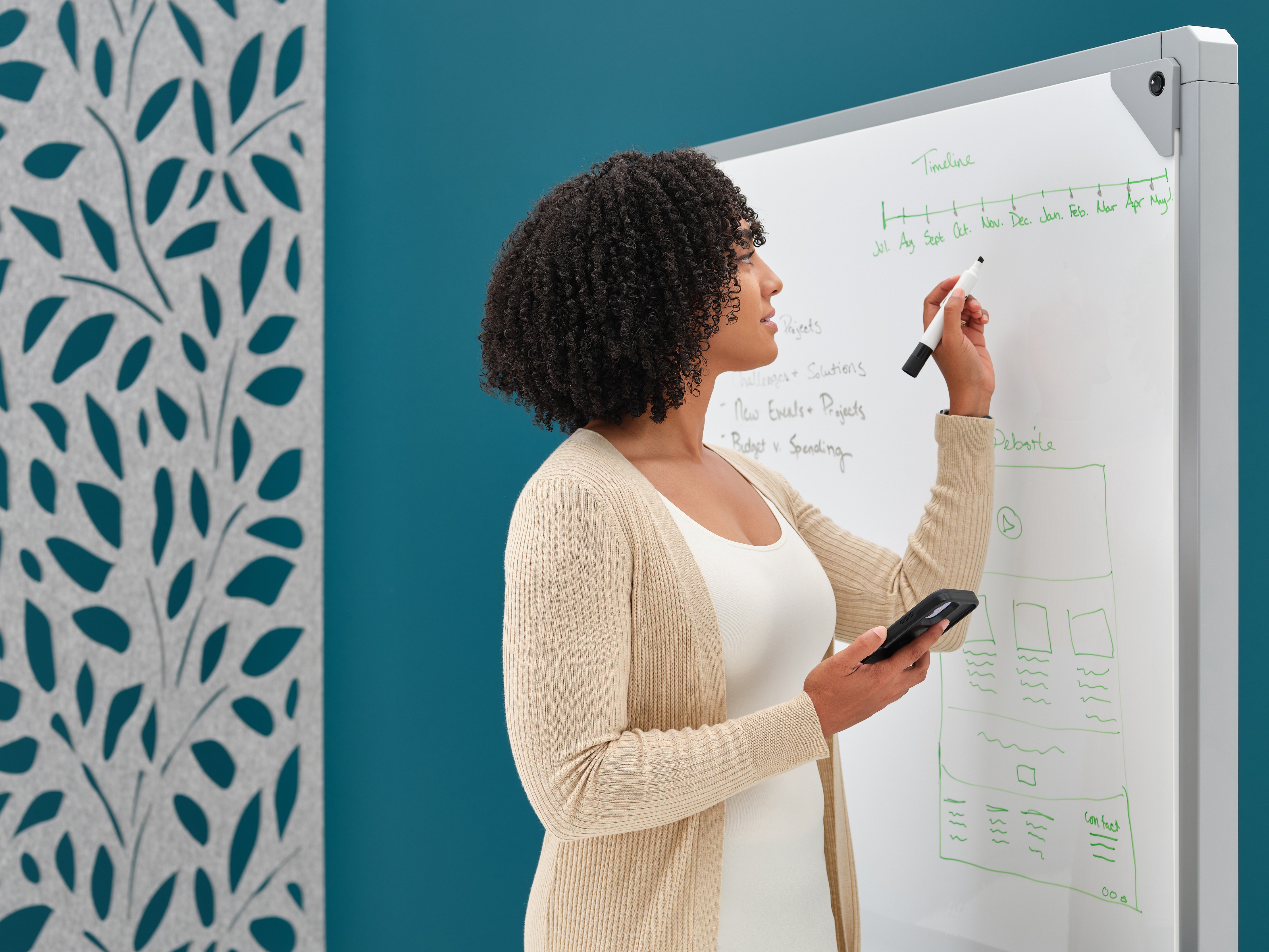 3F acoustic hanging panels improving sound control in bank branches