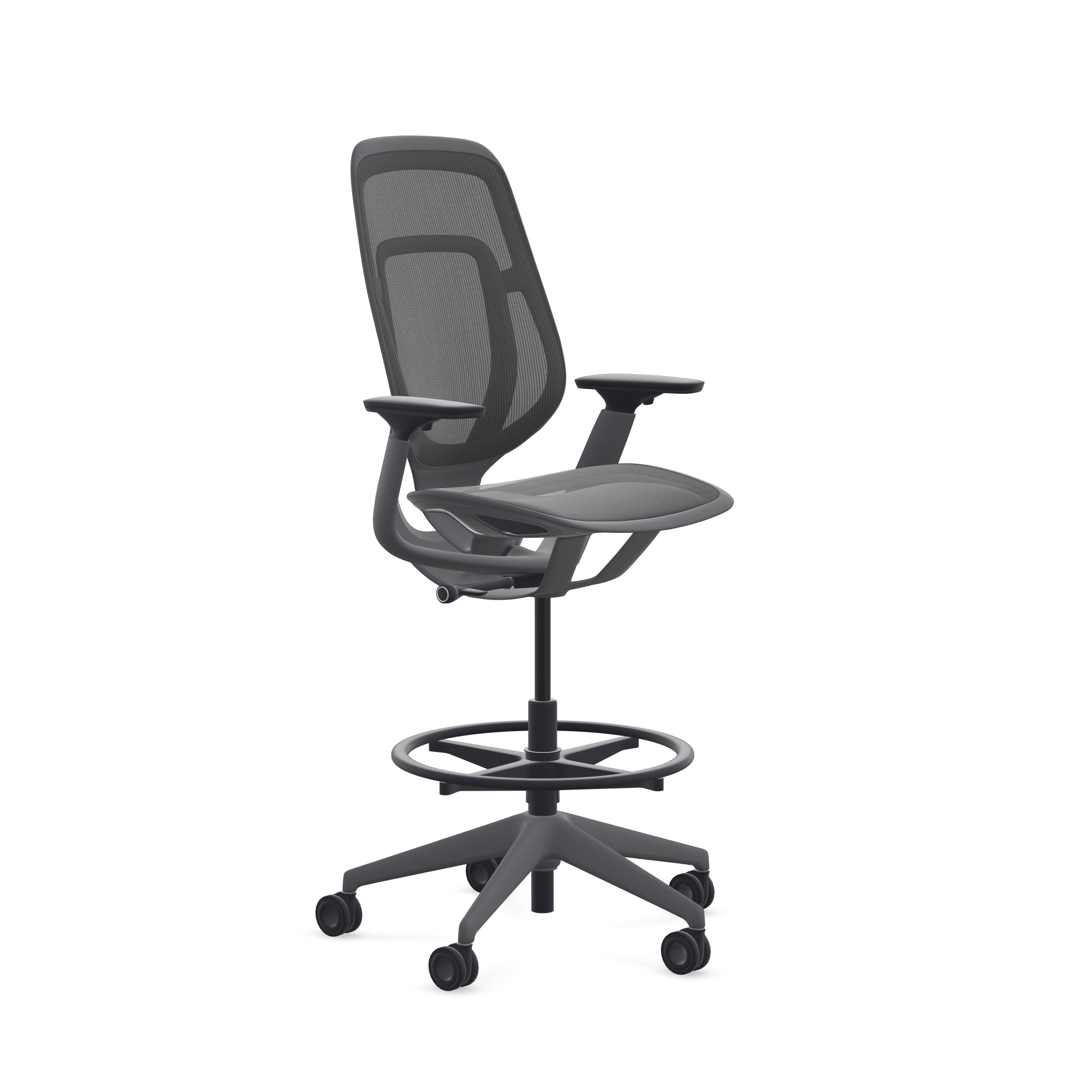Steelcase Karman ergonomic office chair in a contemporary legal workspace