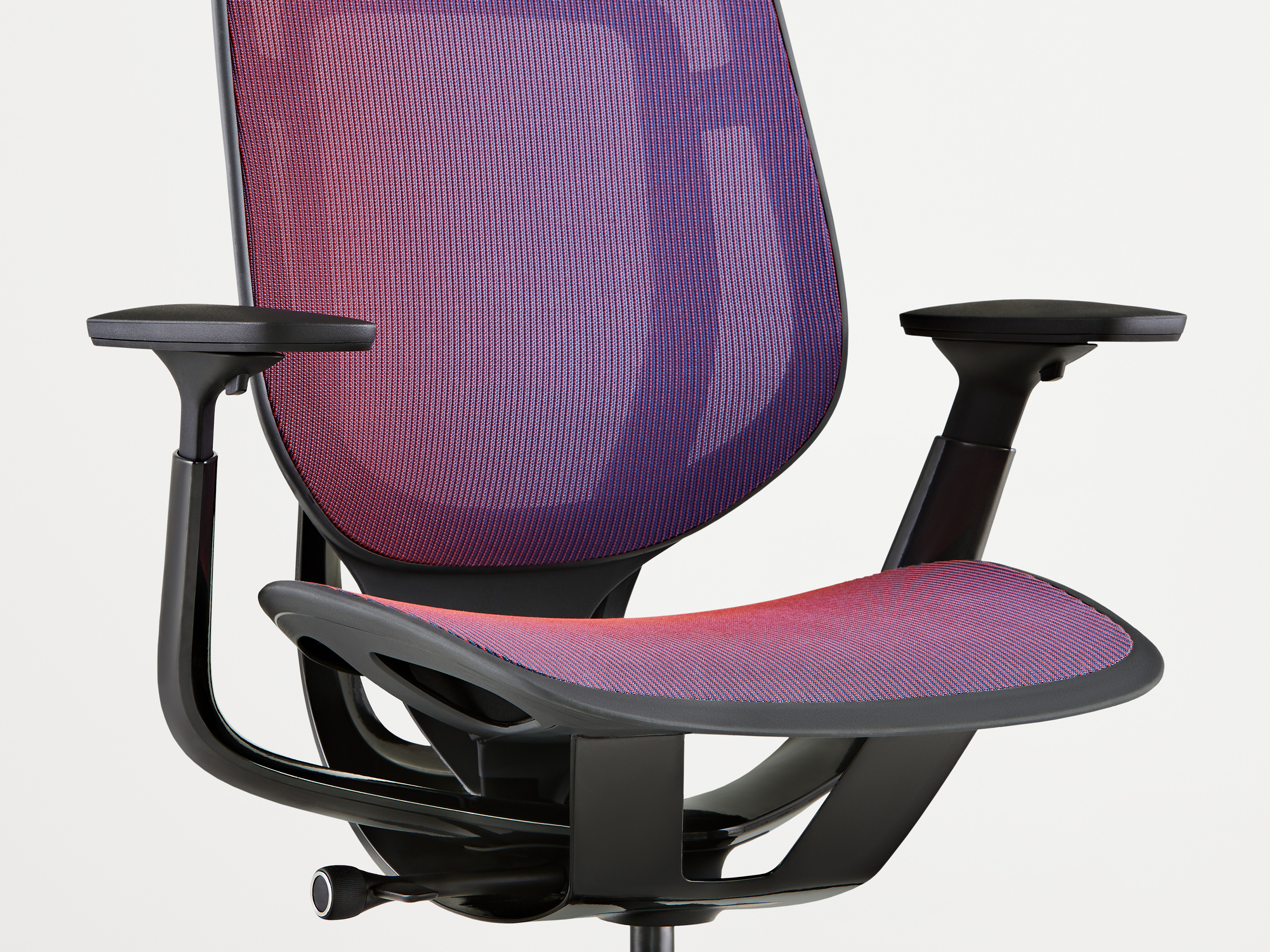 Steelcase Karman ergonomic office chair in a contemporary legal workspace