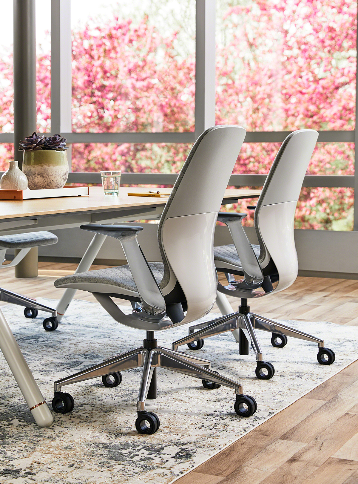 Steelcase Silq ergonomic office chair in a private attorney office