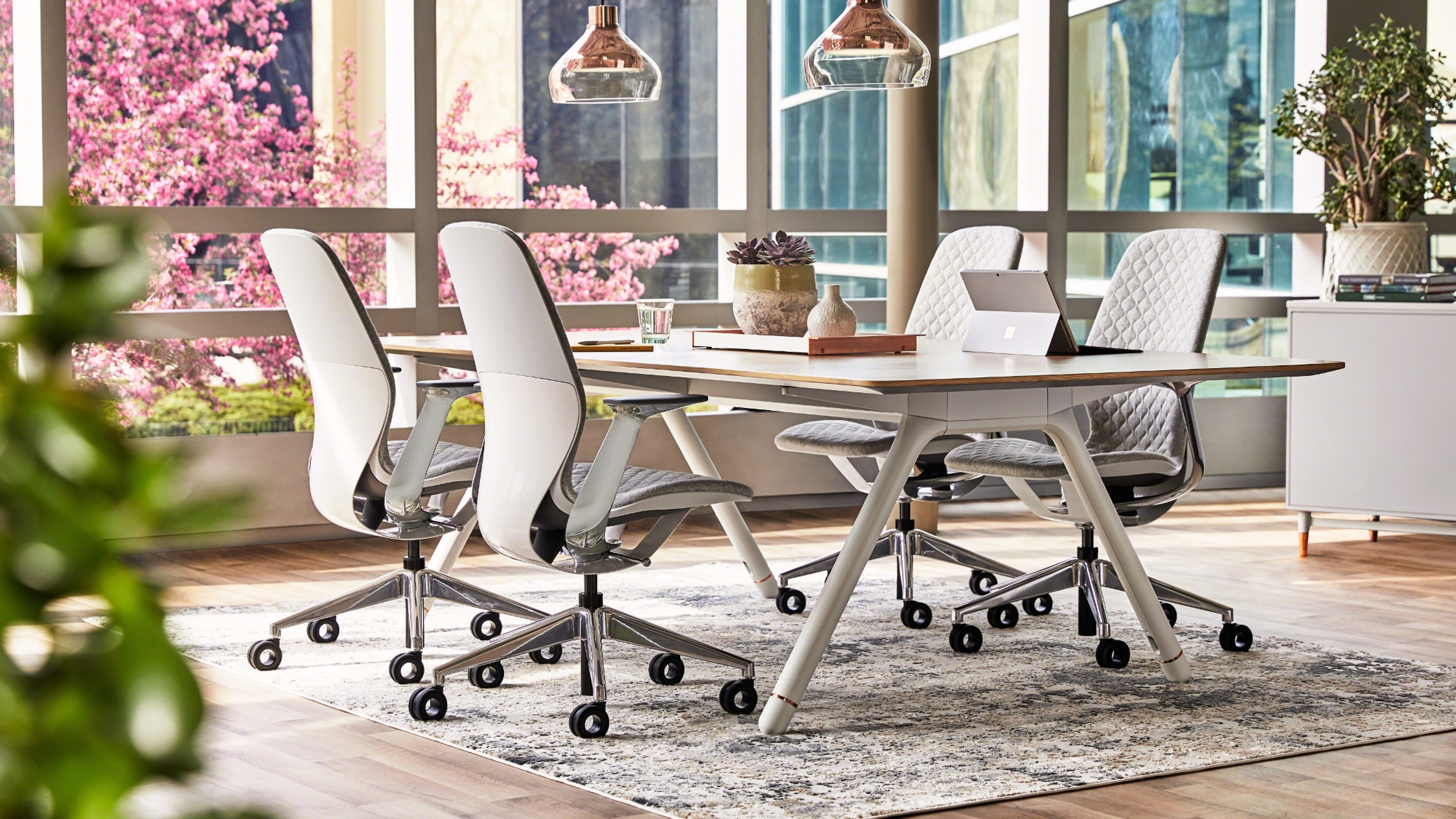 Steelcase Silq ergonomic office chair in a private attorney office