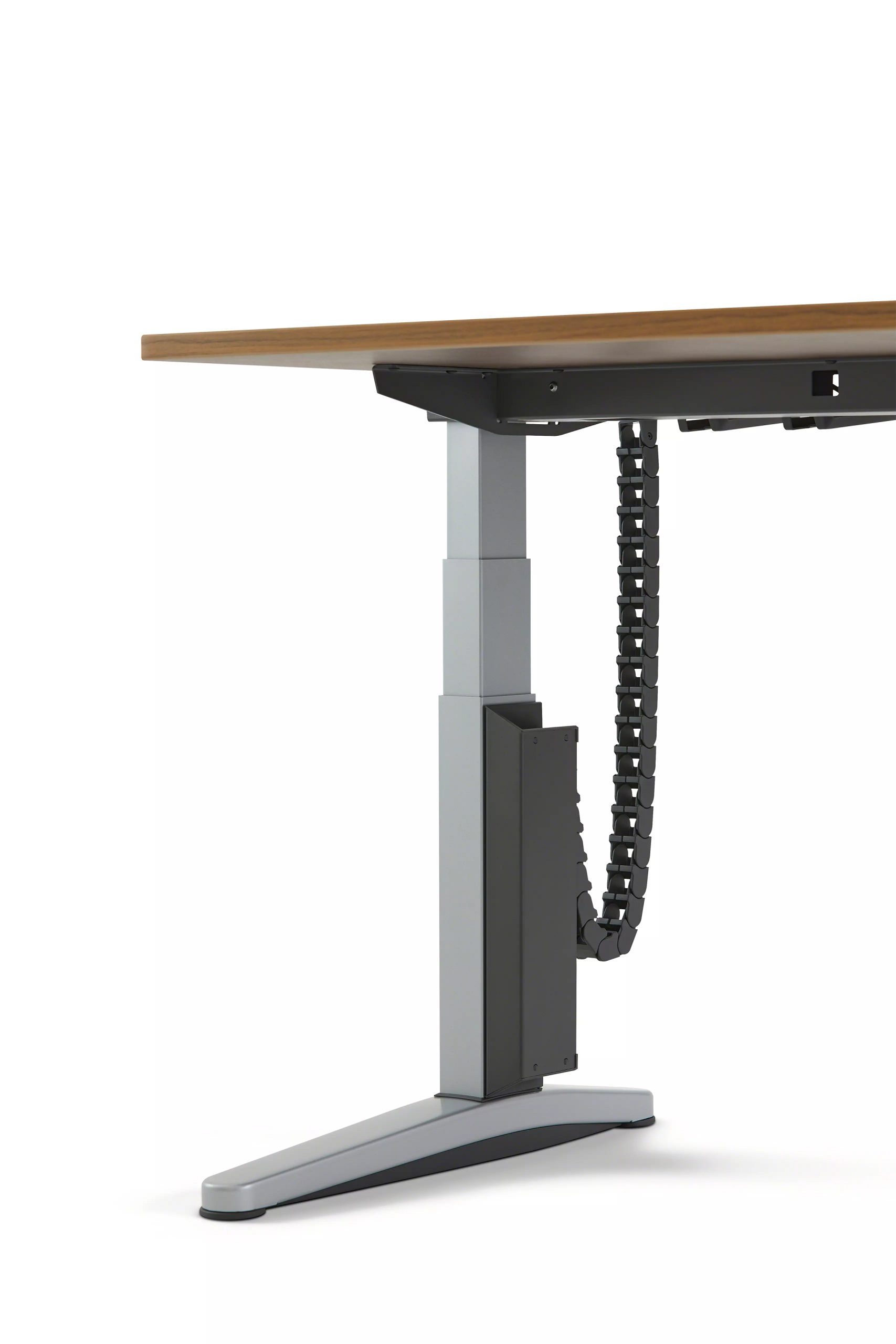Steelcase Ology height-adjustable desk in a modern law office workstation