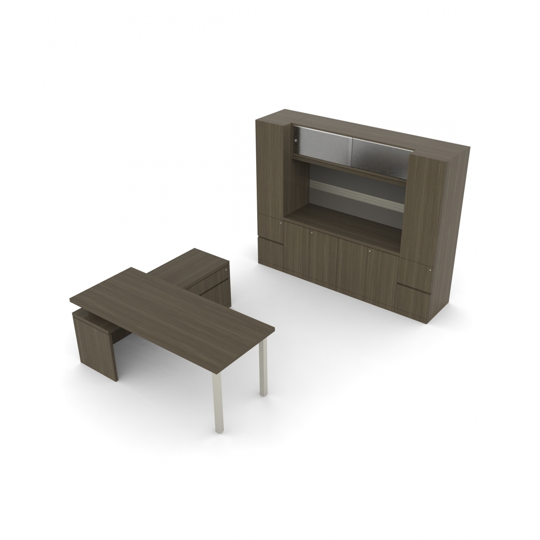 Versailles executive casegoods furniture in a traditional law office