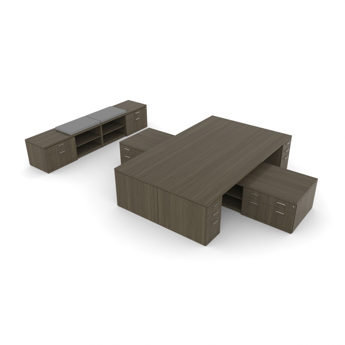 Versailles executive casegoods furniture in a traditional law office