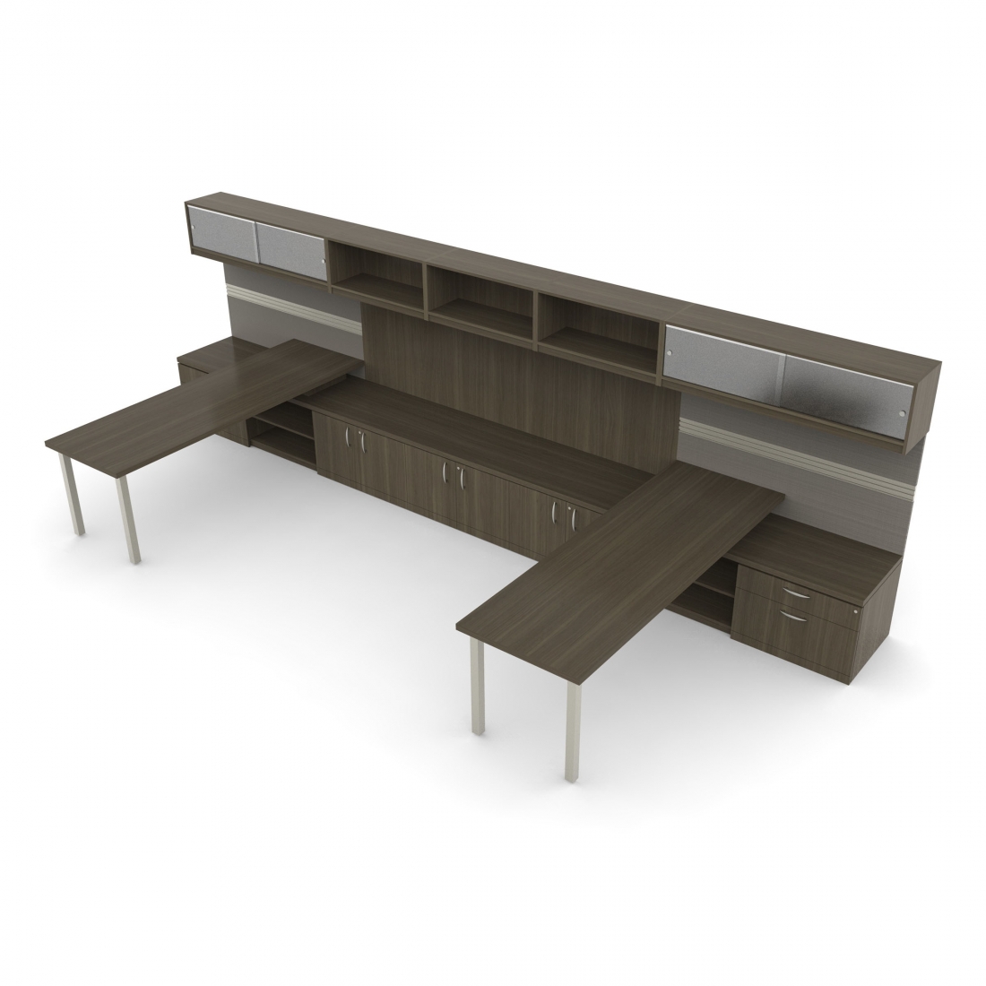 Versailles executive casegoods furniture in a traditional law office