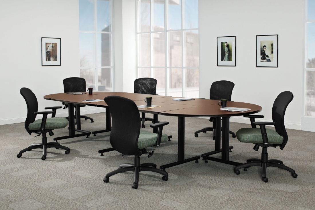 Connectables conference tables in a modern law firm meeting room