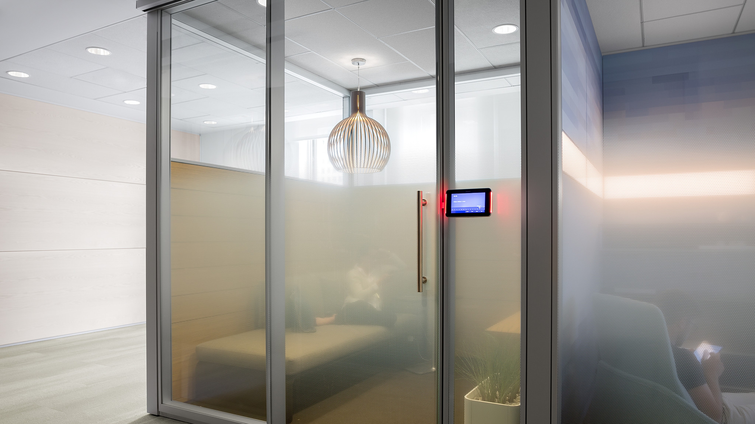 V.I.A modular office walls with integrated sound masking for private law offices