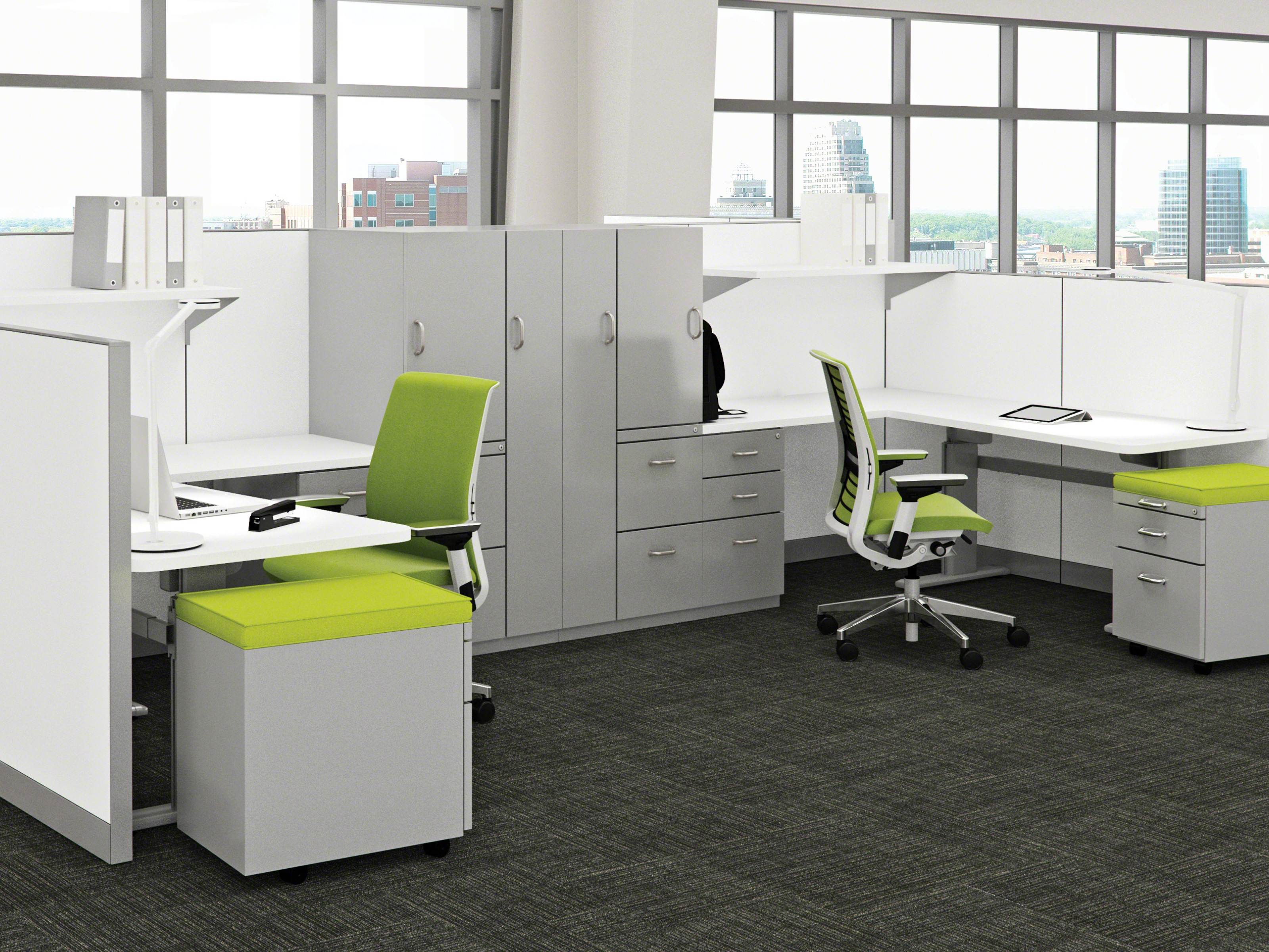 Kick lounge seating for collaborative workplace environments