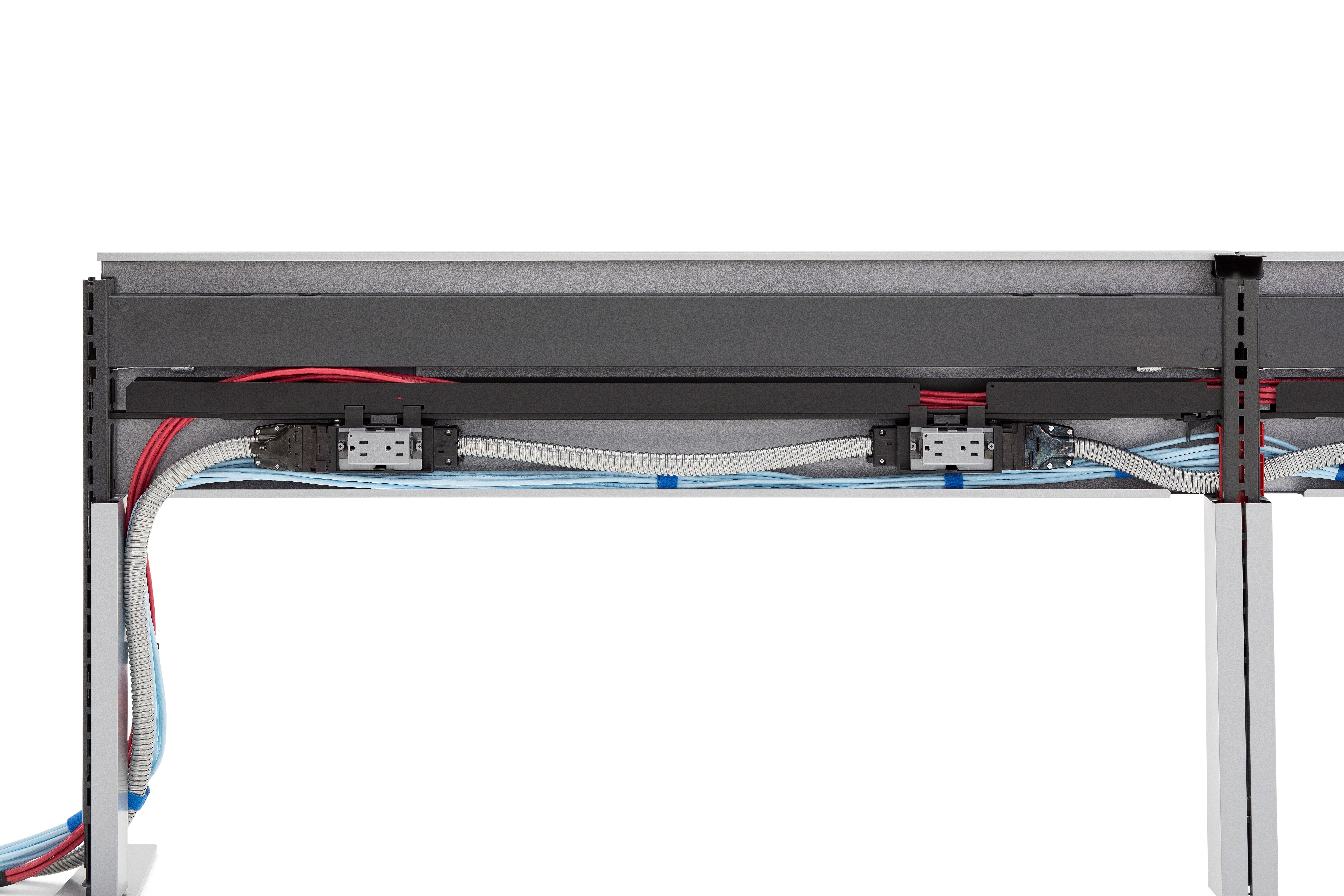 Answer Fence workstation system for modern workplace environments