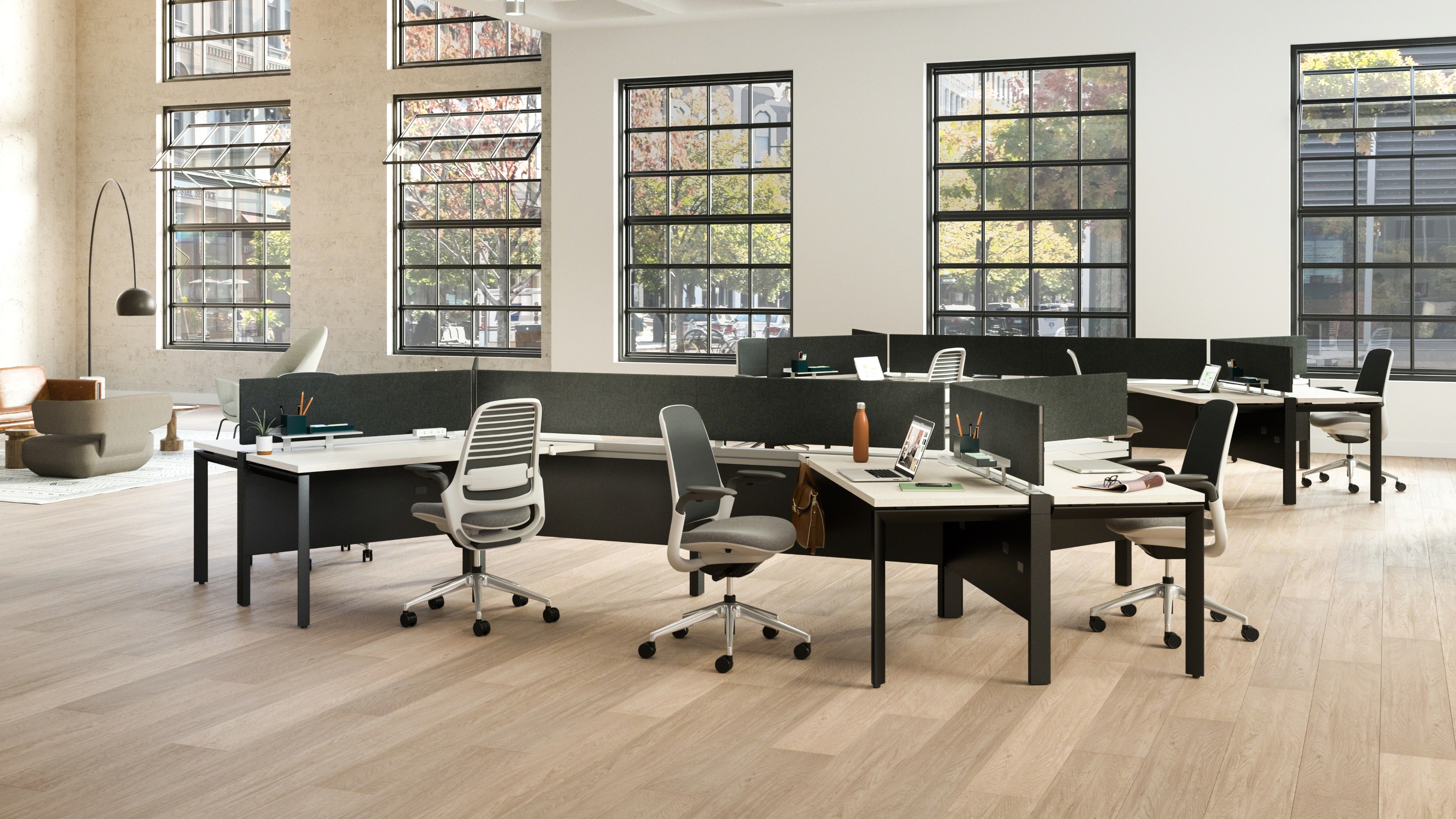 Answer Beam workstation system for modern workplace environments