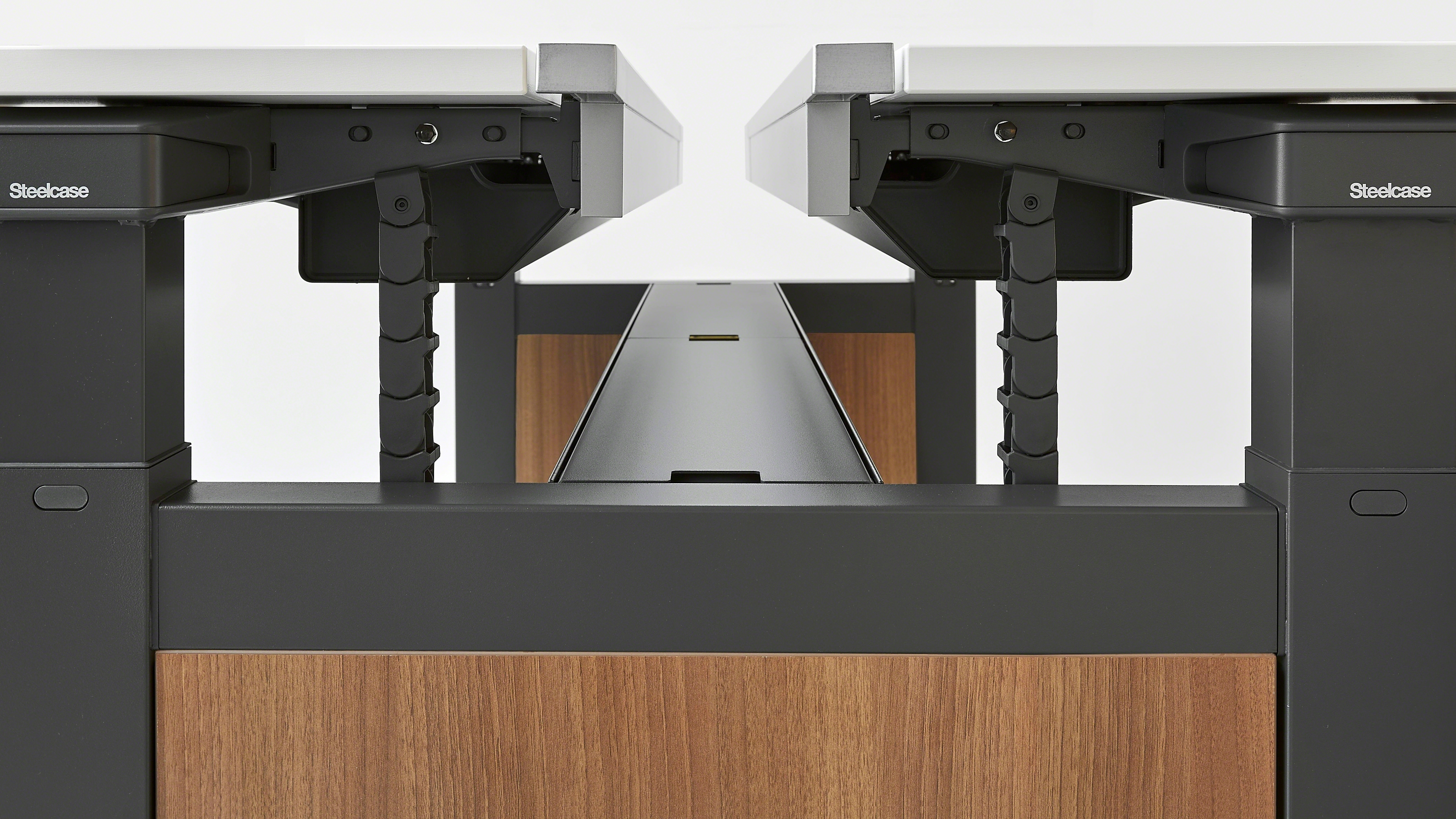 Ology benching workstation system for flexible office layouts