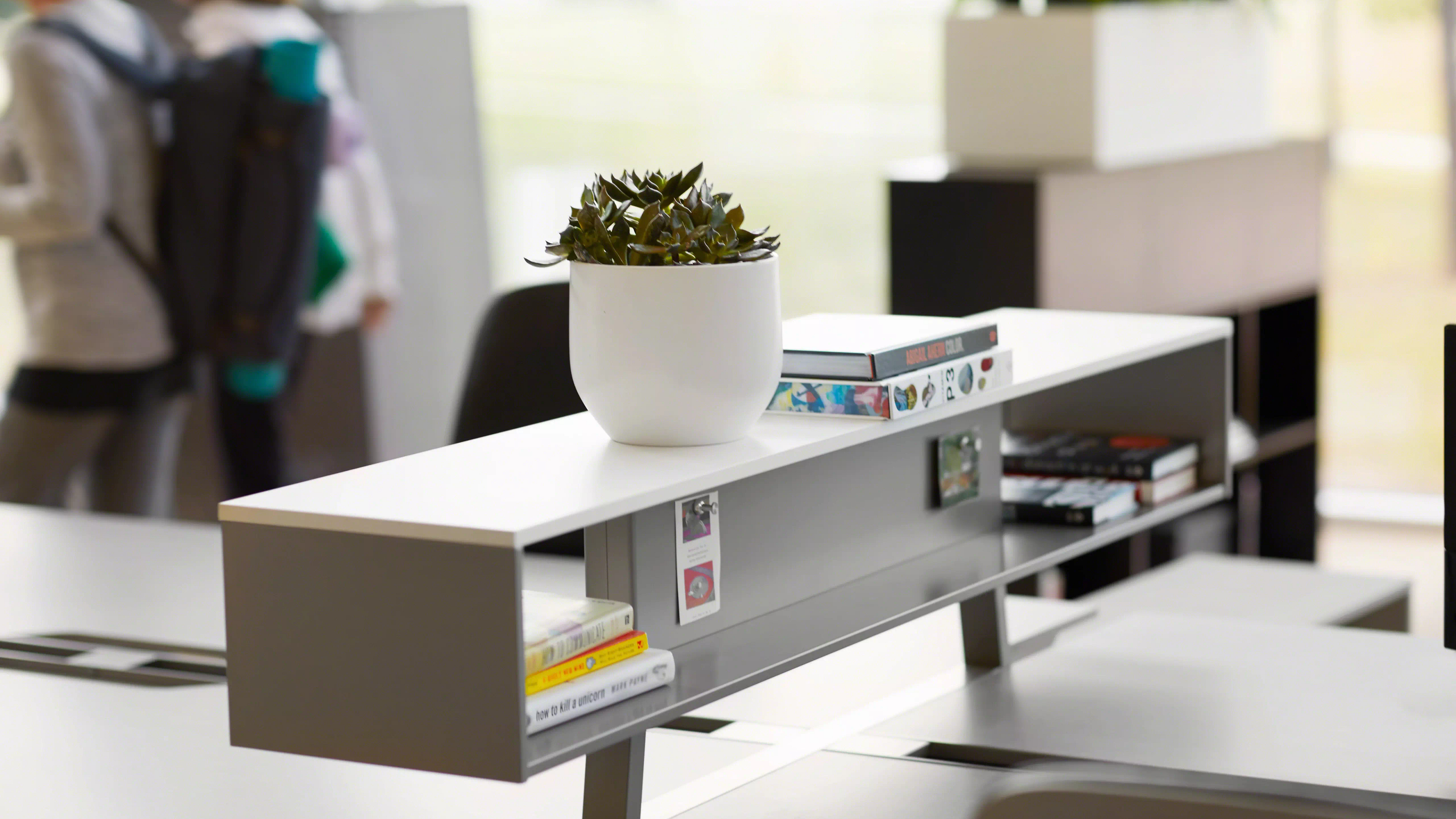 Bivi Collection collaborative workstation system for modern workplace environments