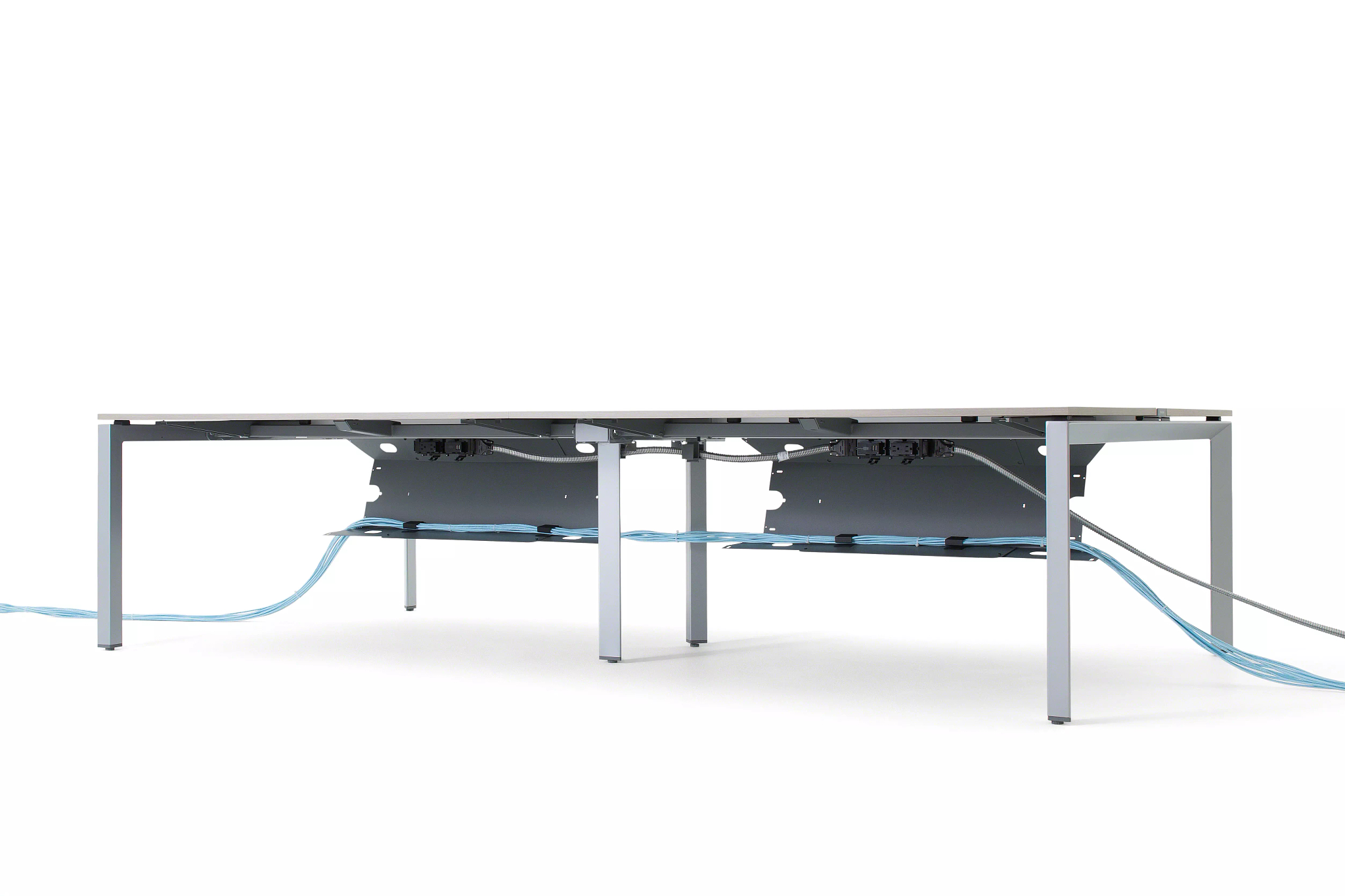 FrameOne benching workstation system for open office environments