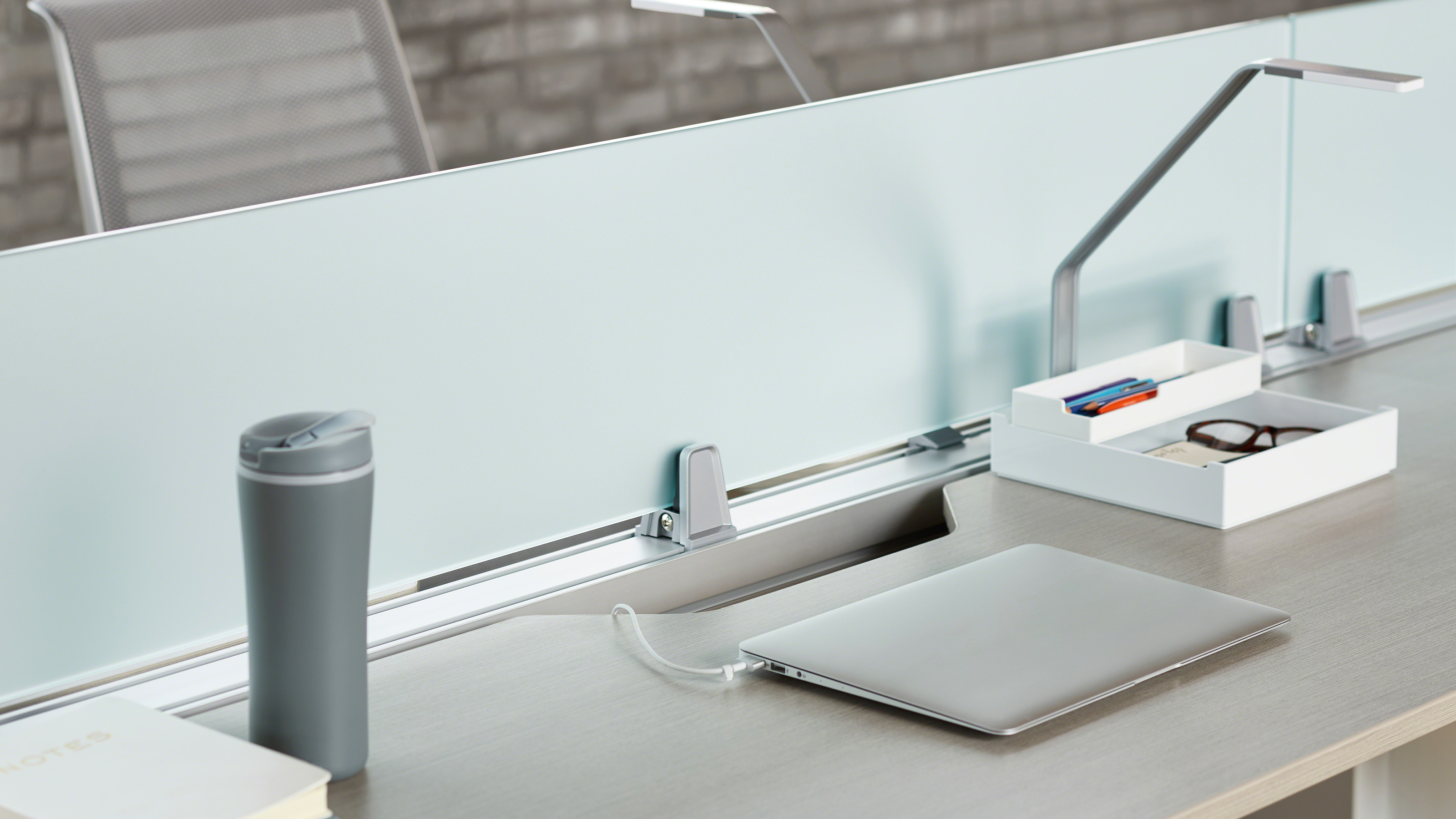 FrameOne benching workstation system for open office environments