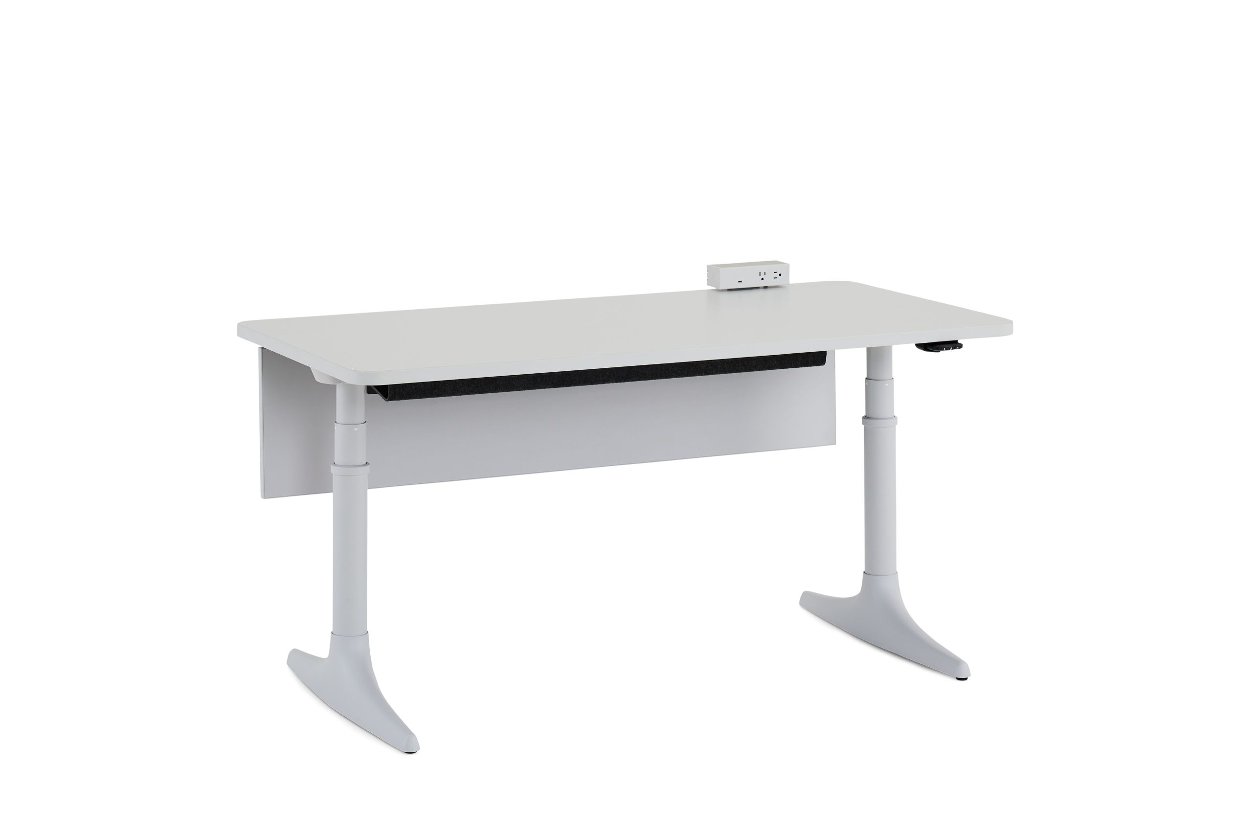 West Elm Work Sutton height adjustable desk for ergonomic workplaces
