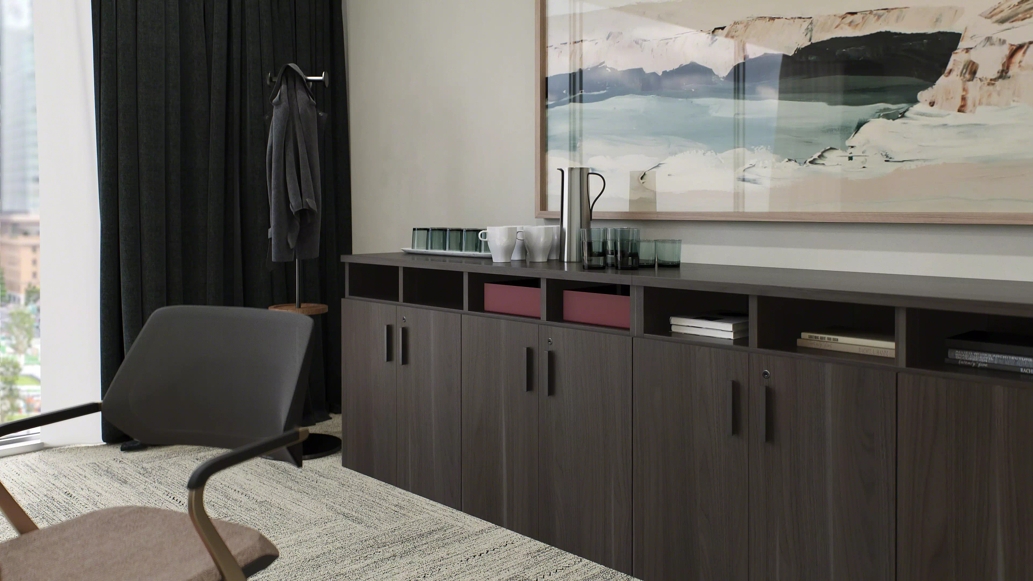 Currency workstation system for modern office environments