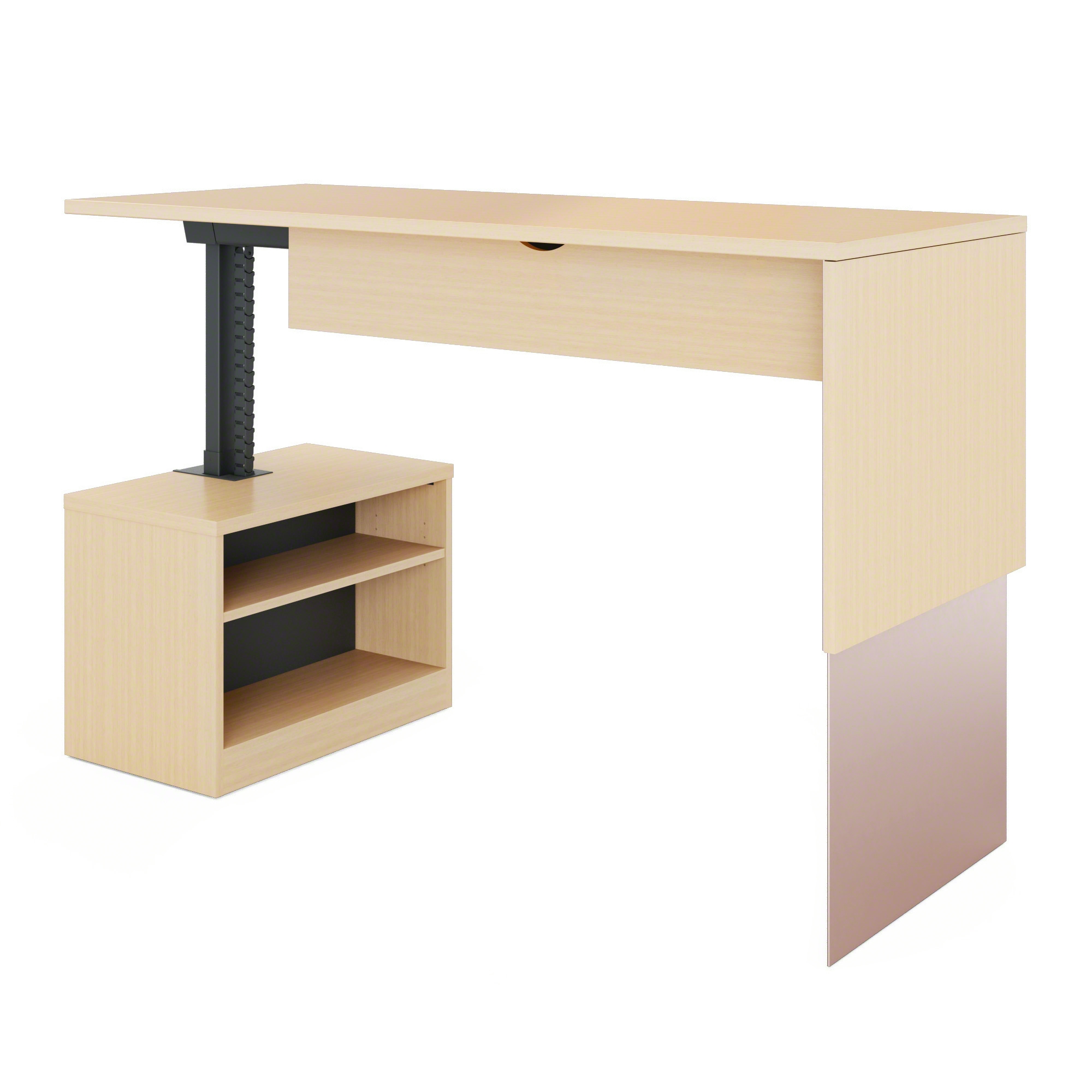 Slim-Leg height adjustable desk for ergonomic workplace environments