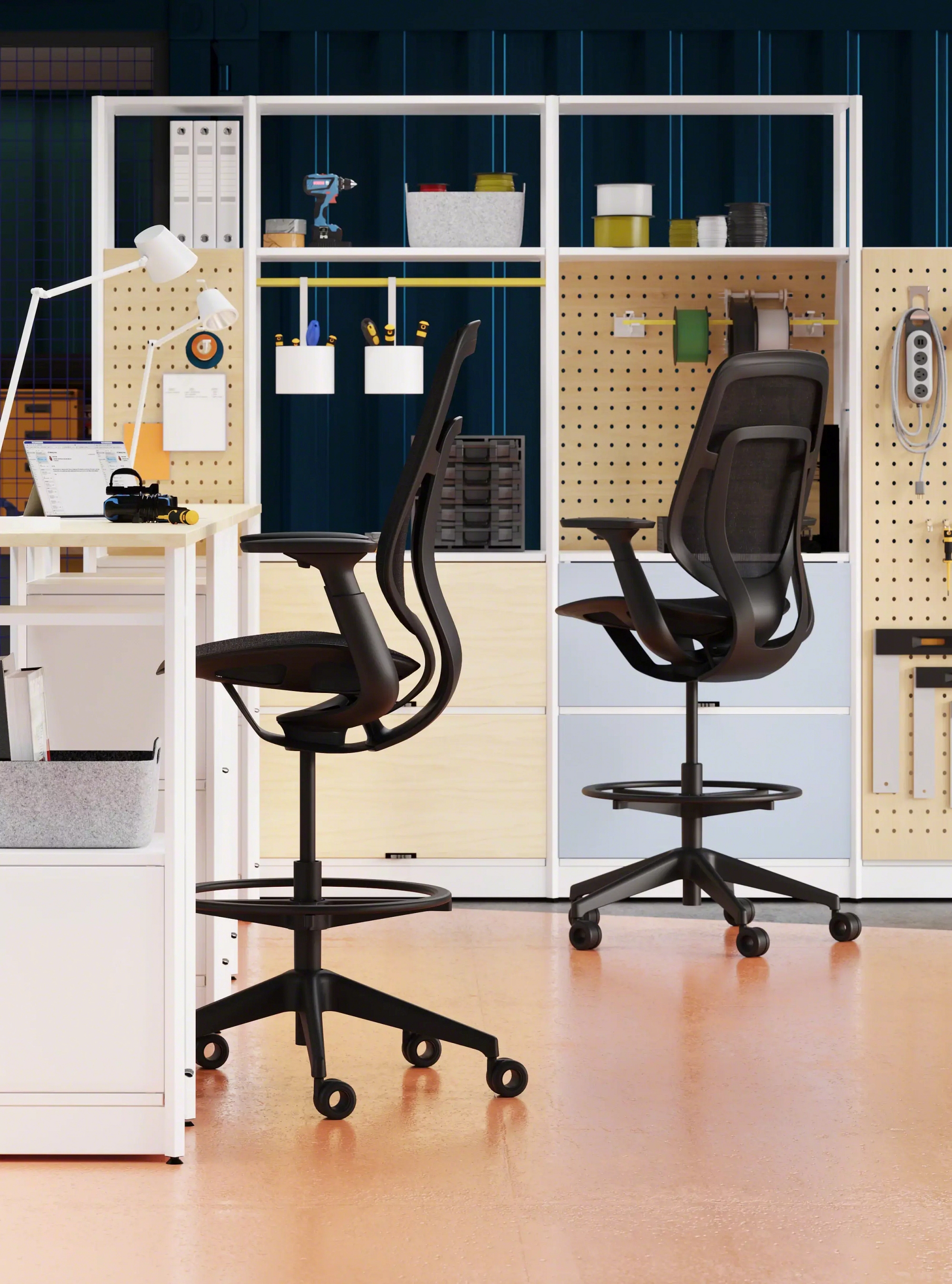 Steelcase Karman ergonomic office chair with lightweight flexible design