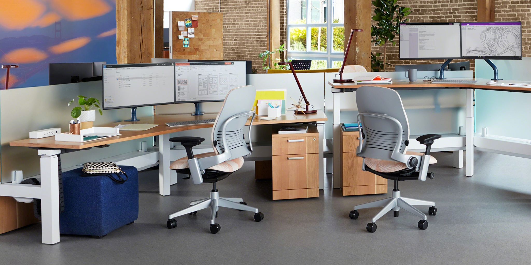 Steelcase Leap ergonomic office chair designed for advanced posture support