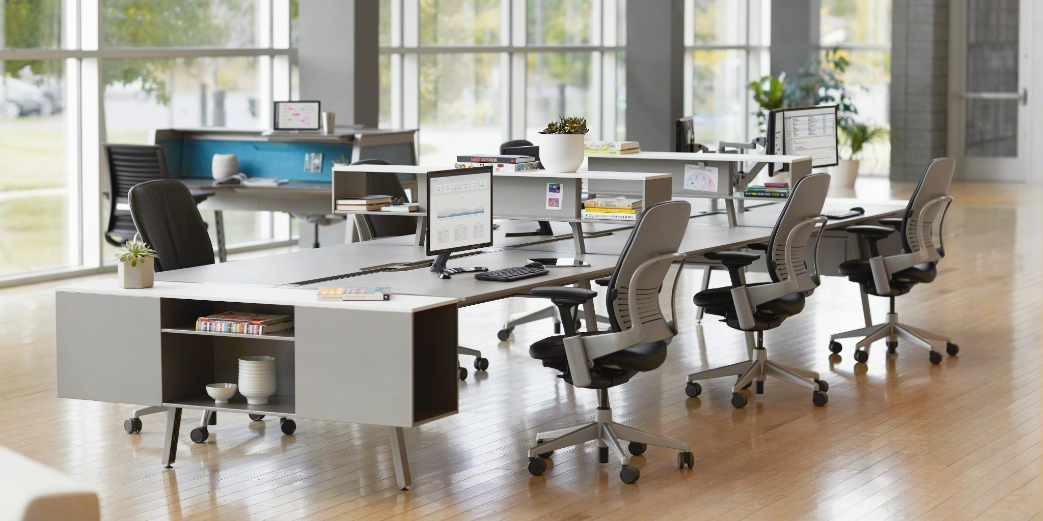 Steelcase Leap ergonomic office chair designed for advanced posture support