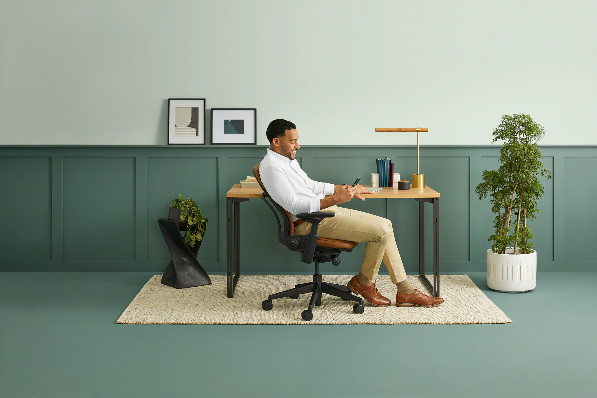 Steelcase Leap ergonomic office chair designed for advanced posture support