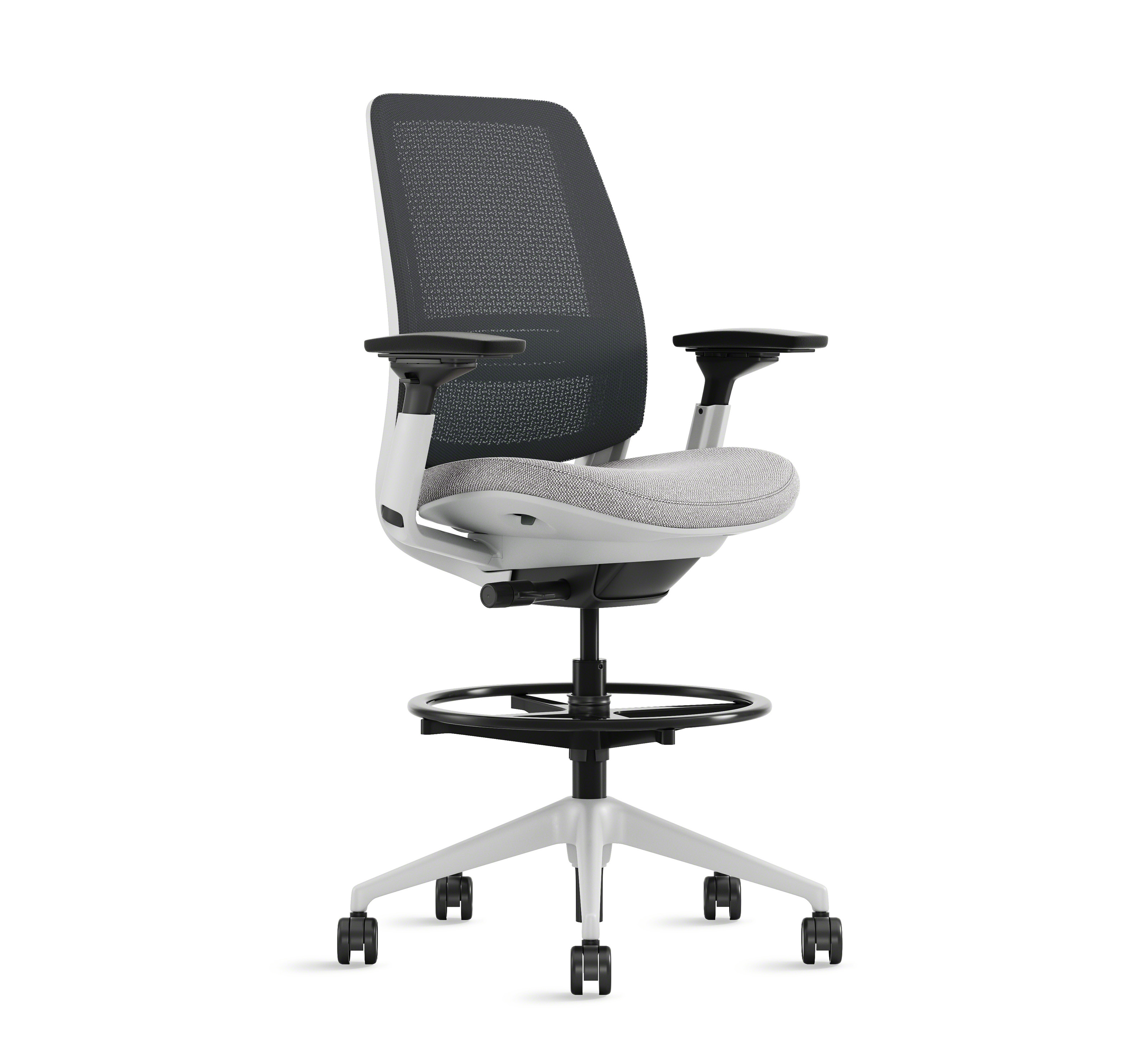 Steelcase Series 2 ergonomic office chair at a modern workstation