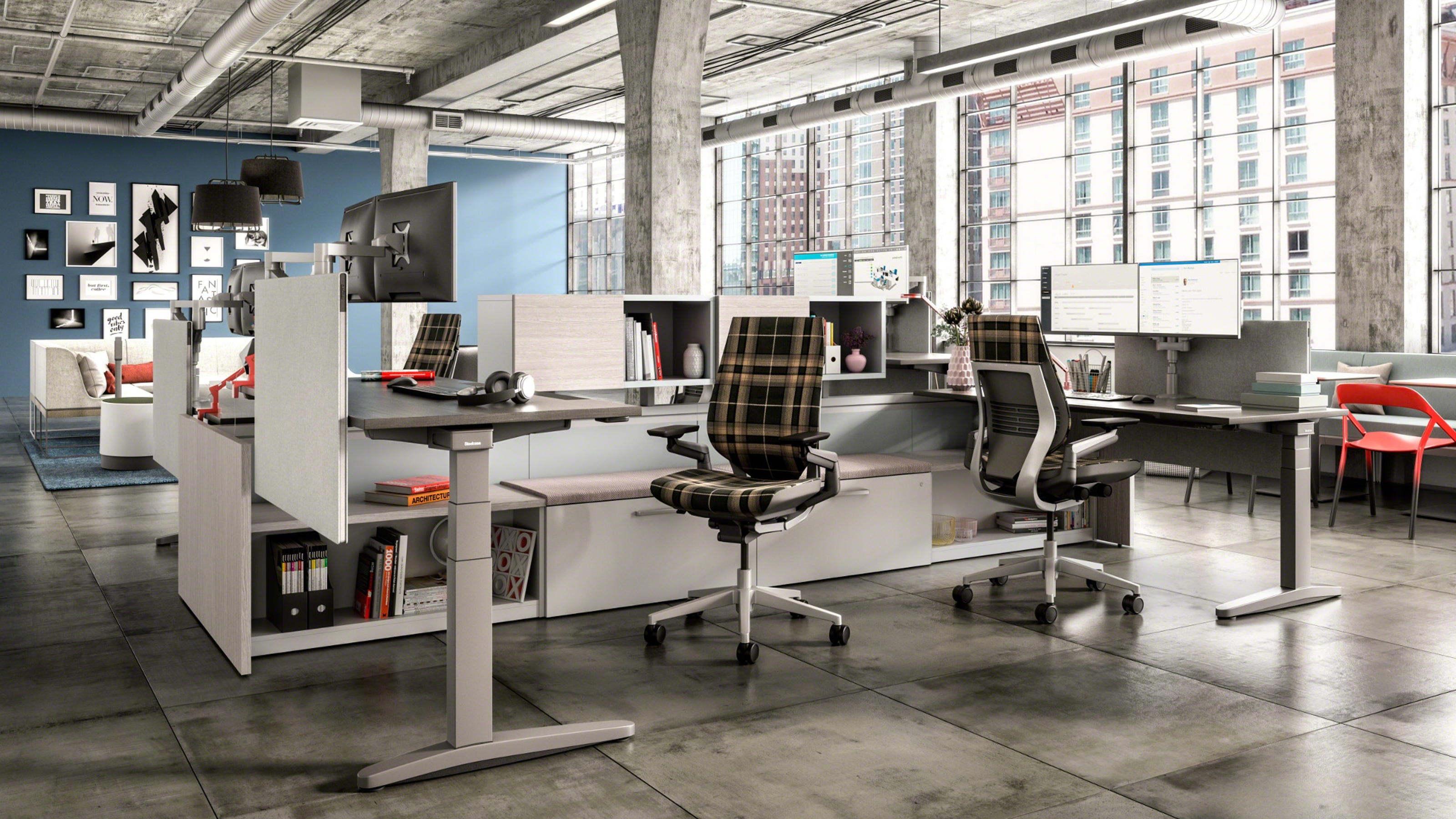 Answer Beam workstation system for modern workplace environments