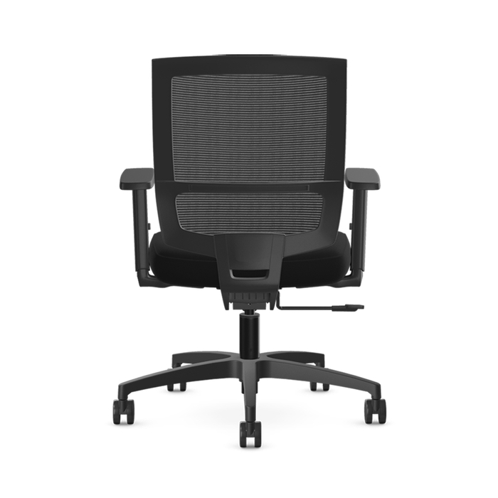 Entail ergonomic office chair in a modern workstation setup