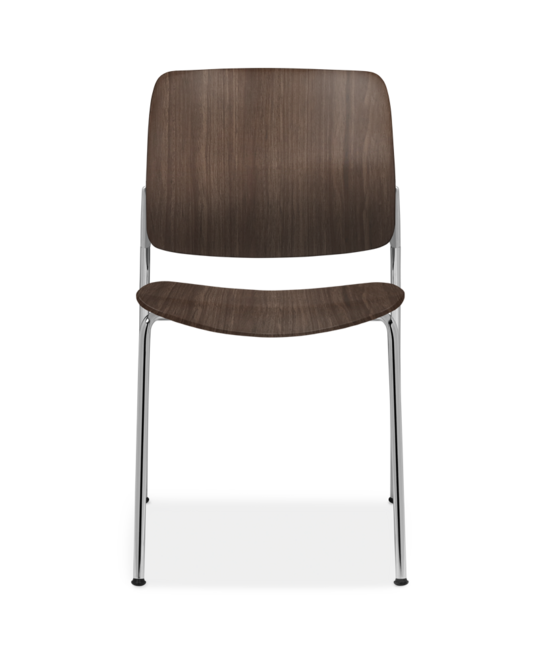 Astute Guest Wood chair with wooden frame in a meeting or guest area