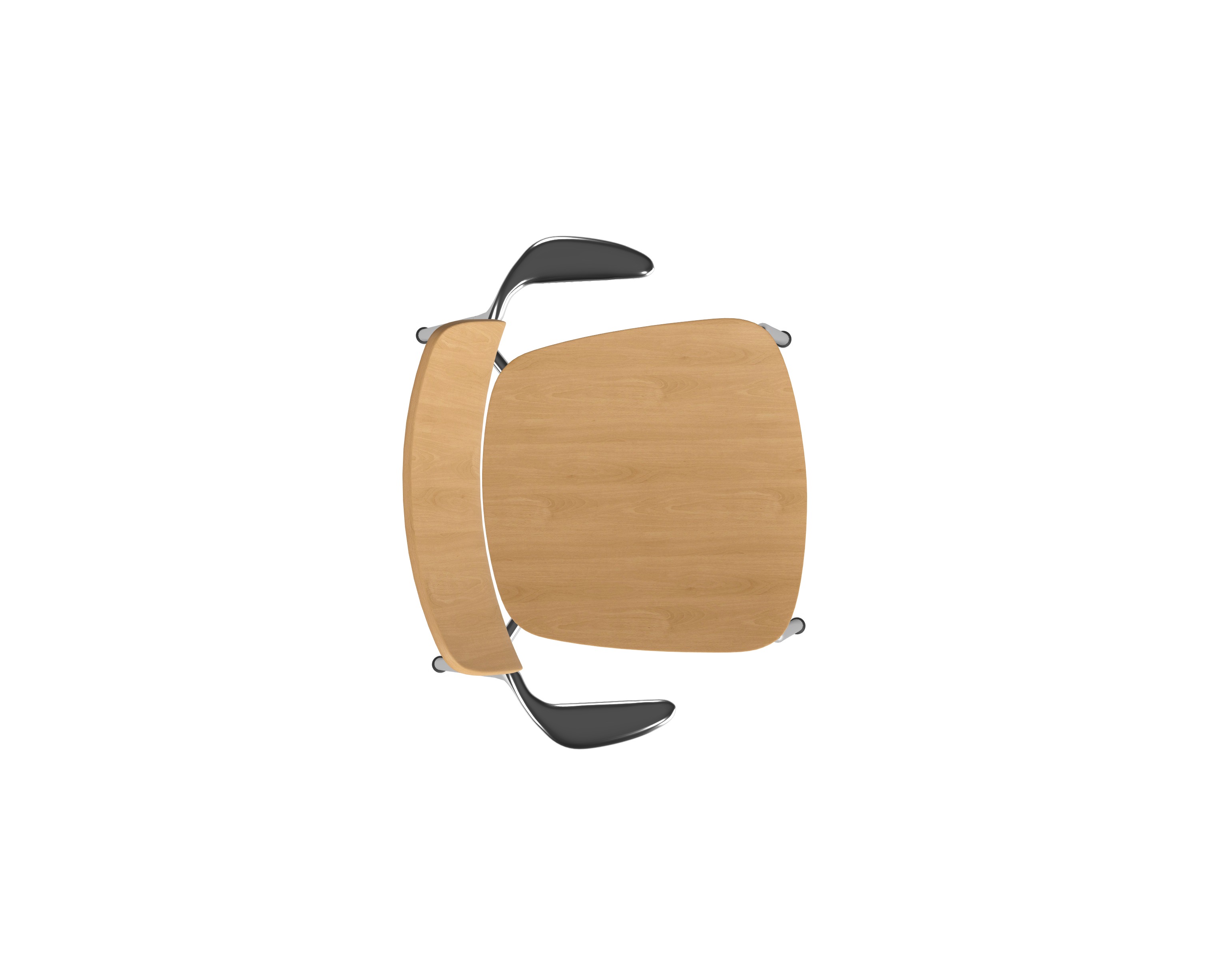 Astute Guest Wood chair with wooden frame in a meeting or guest area