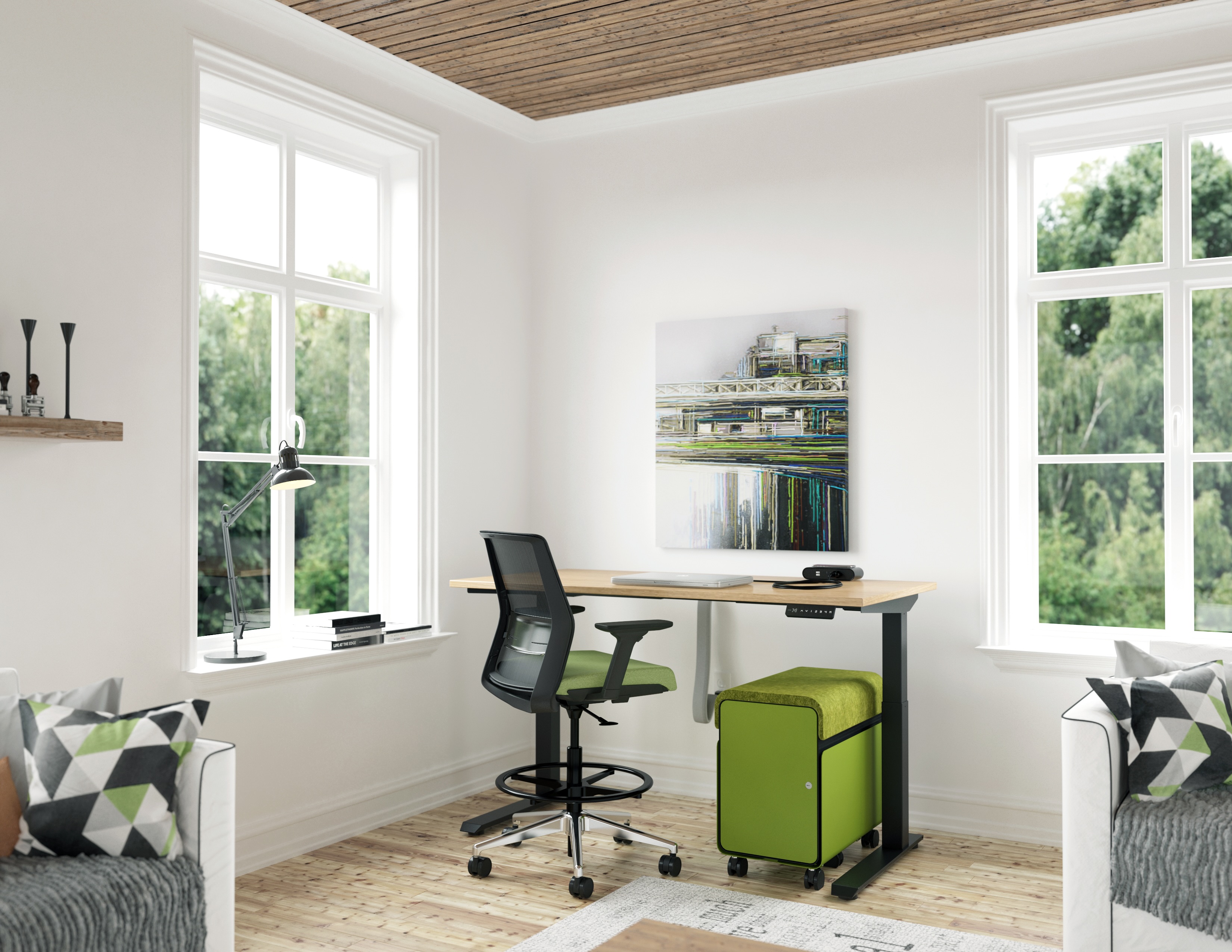 Zilo guest chair in a modern meeting or waiting area