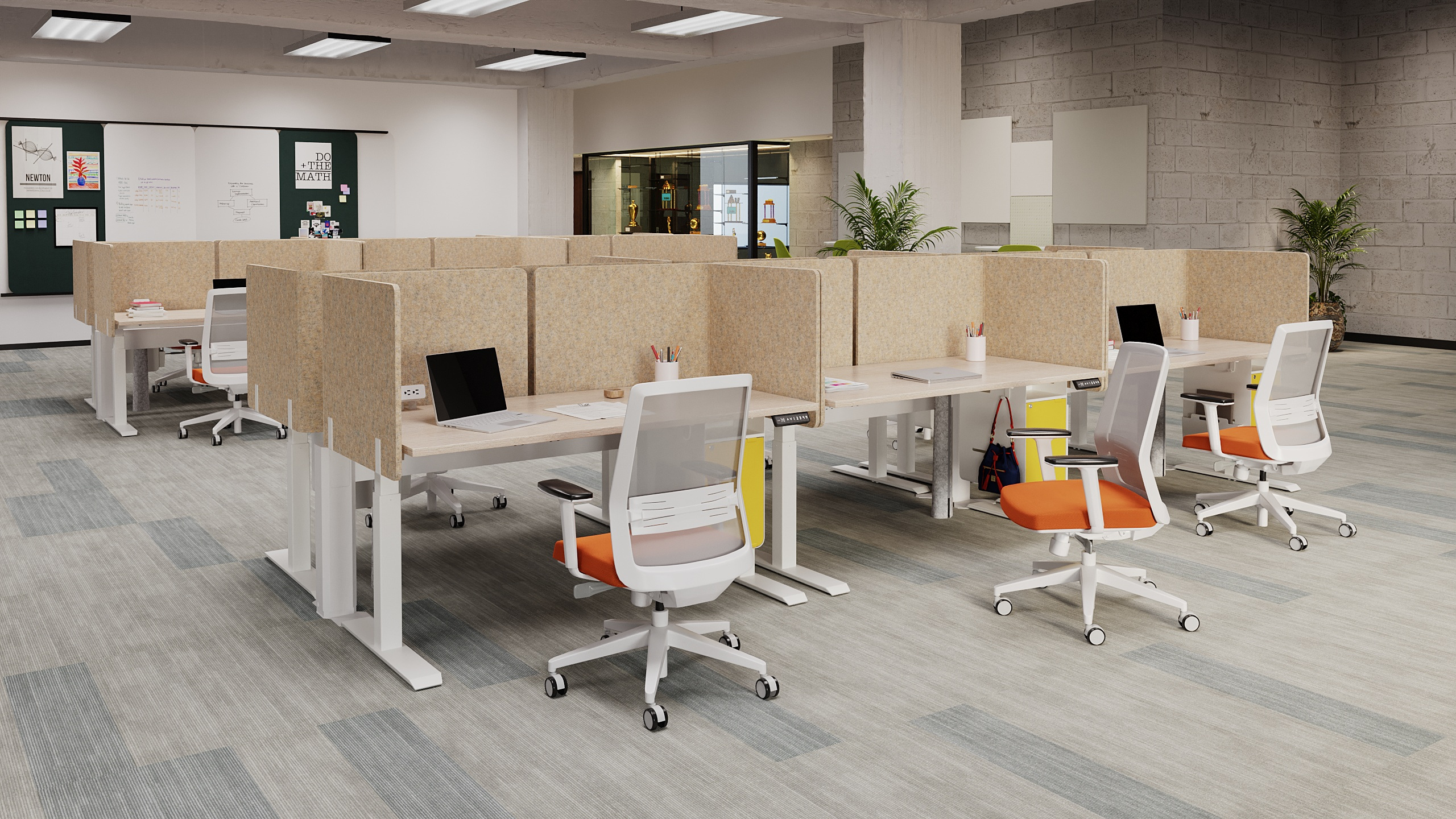 Bodi lounge seating in a modern office breakout area