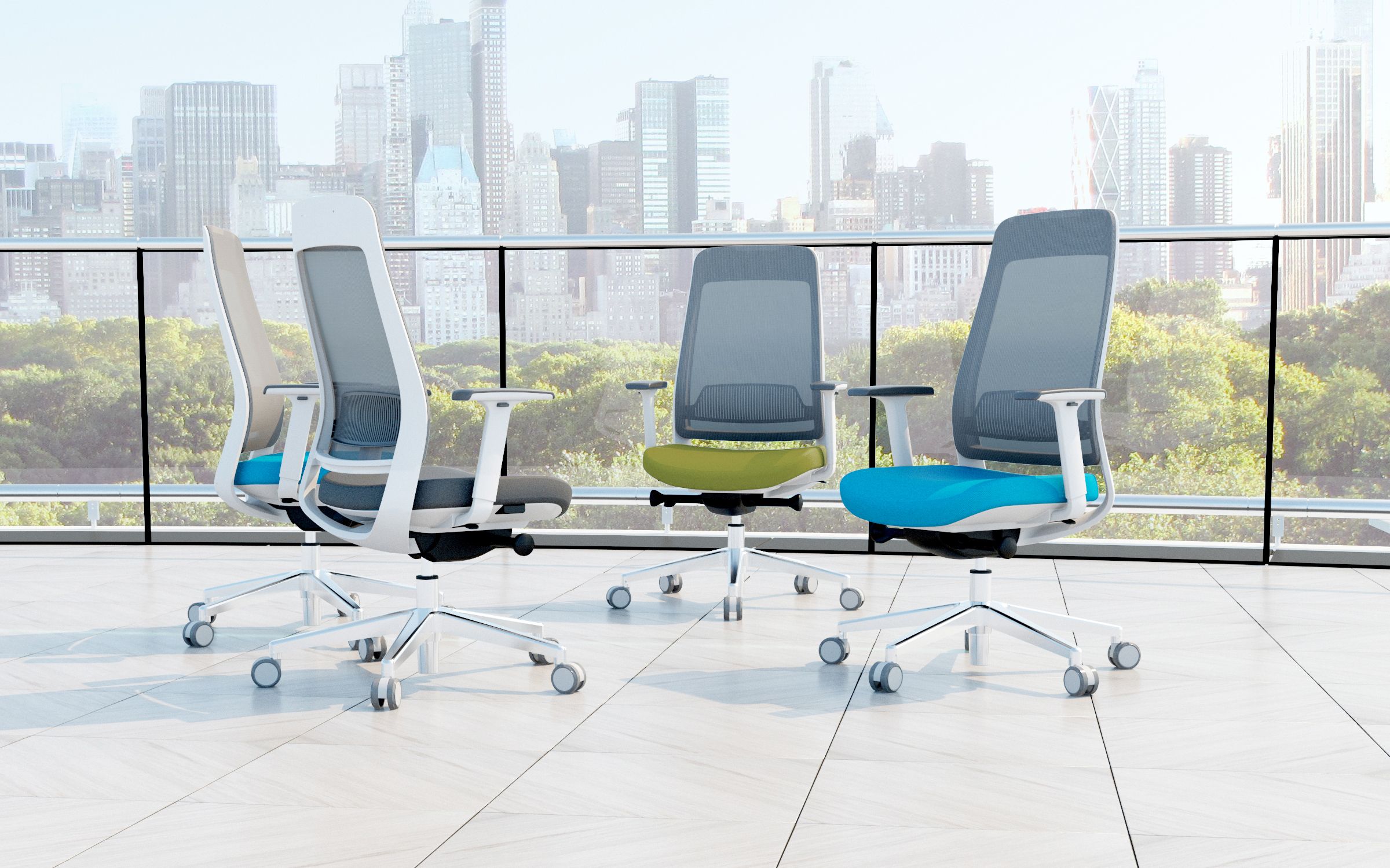 Siya task chair designed for ergonomic office seating