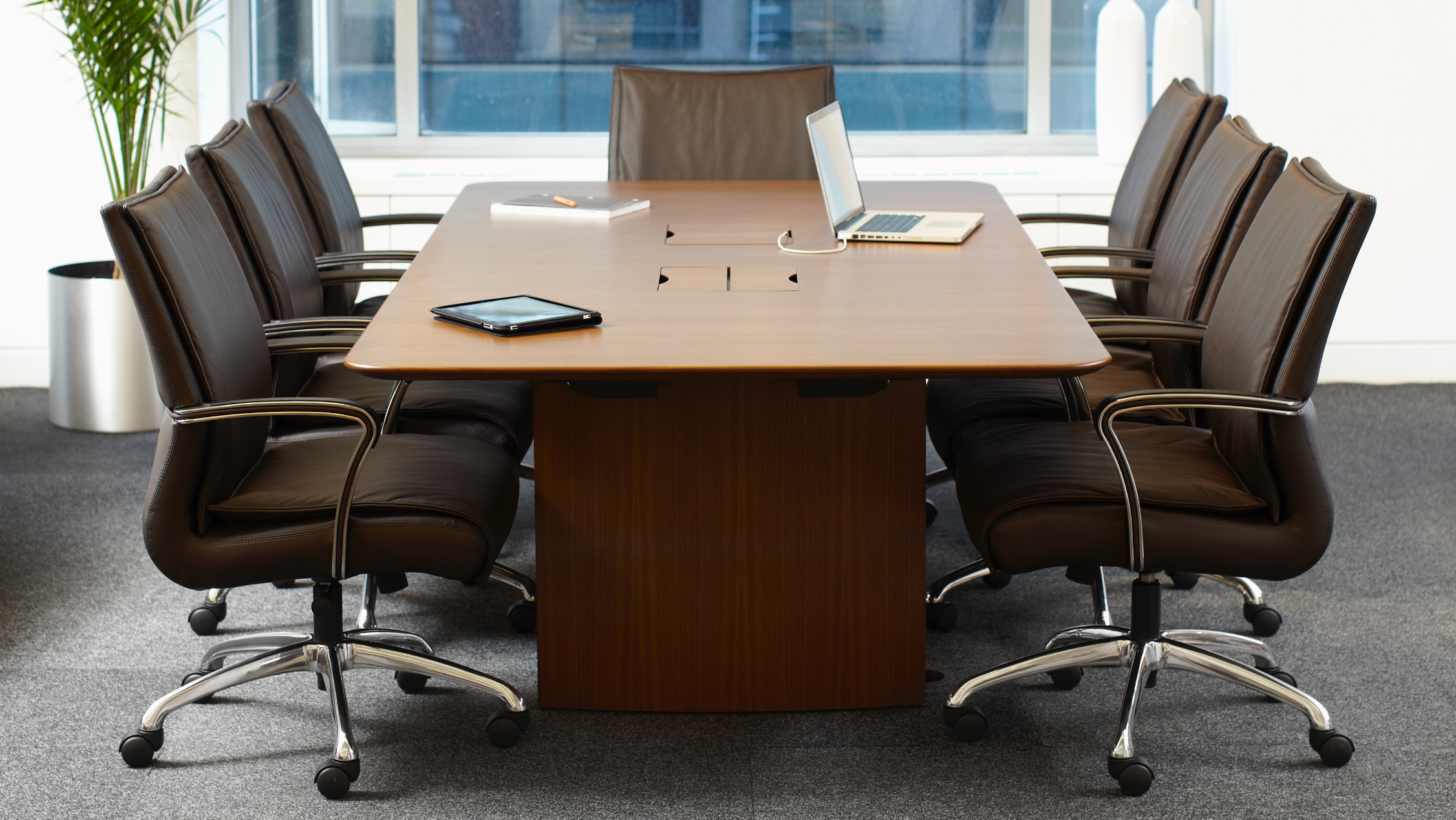 Chord conference chair by Steelcase around a modern boardroom table