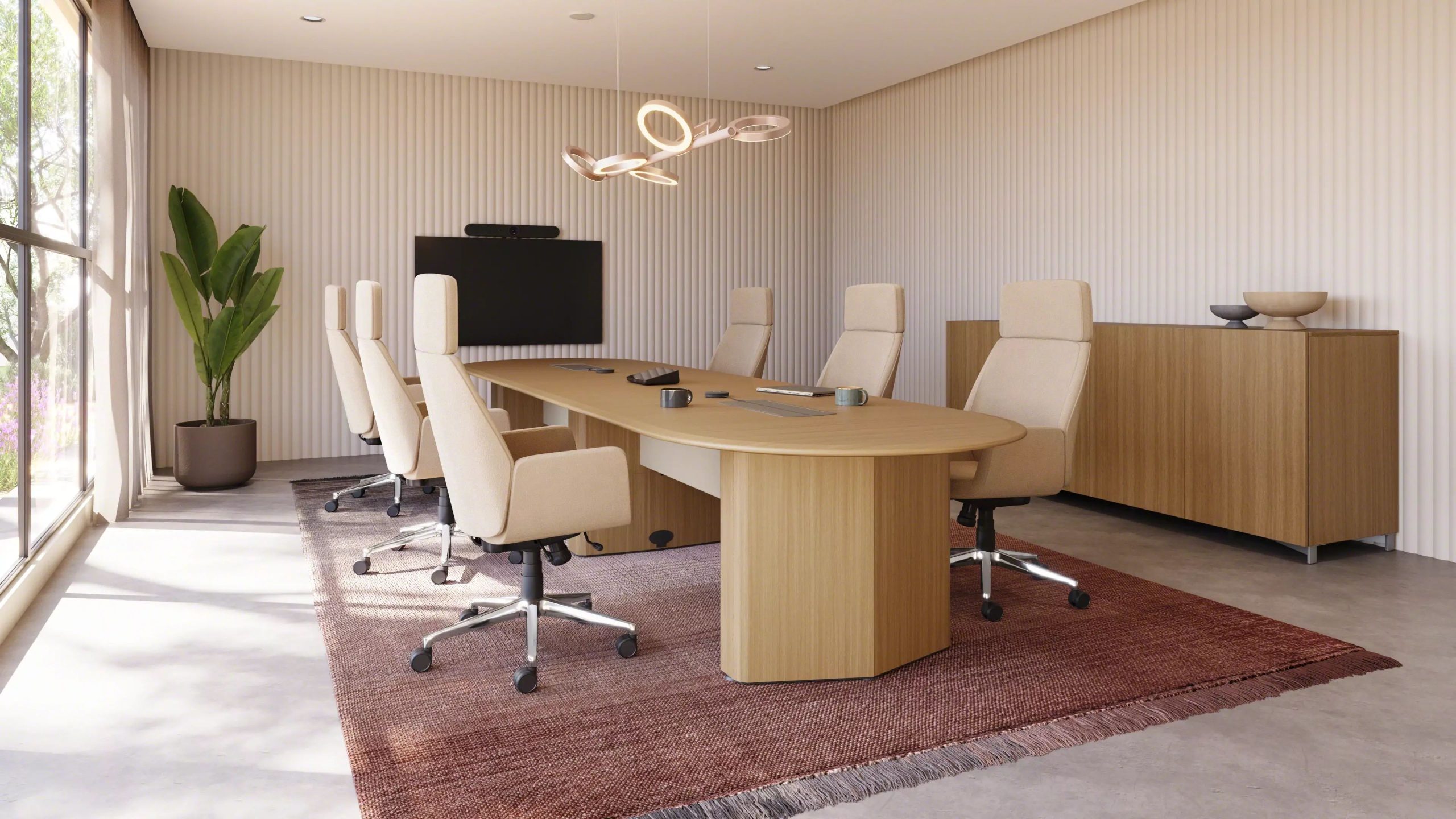 Bindu lounge seating by Steelcase in a relaxed office breakout space