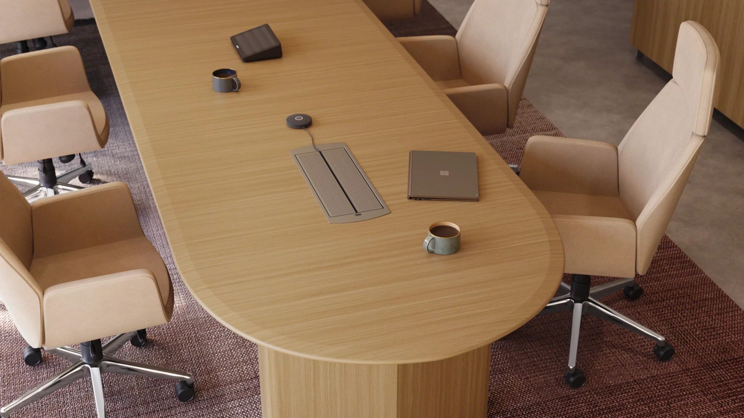 Bindu lounge seating by Steelcase in a relaxed office breakout space