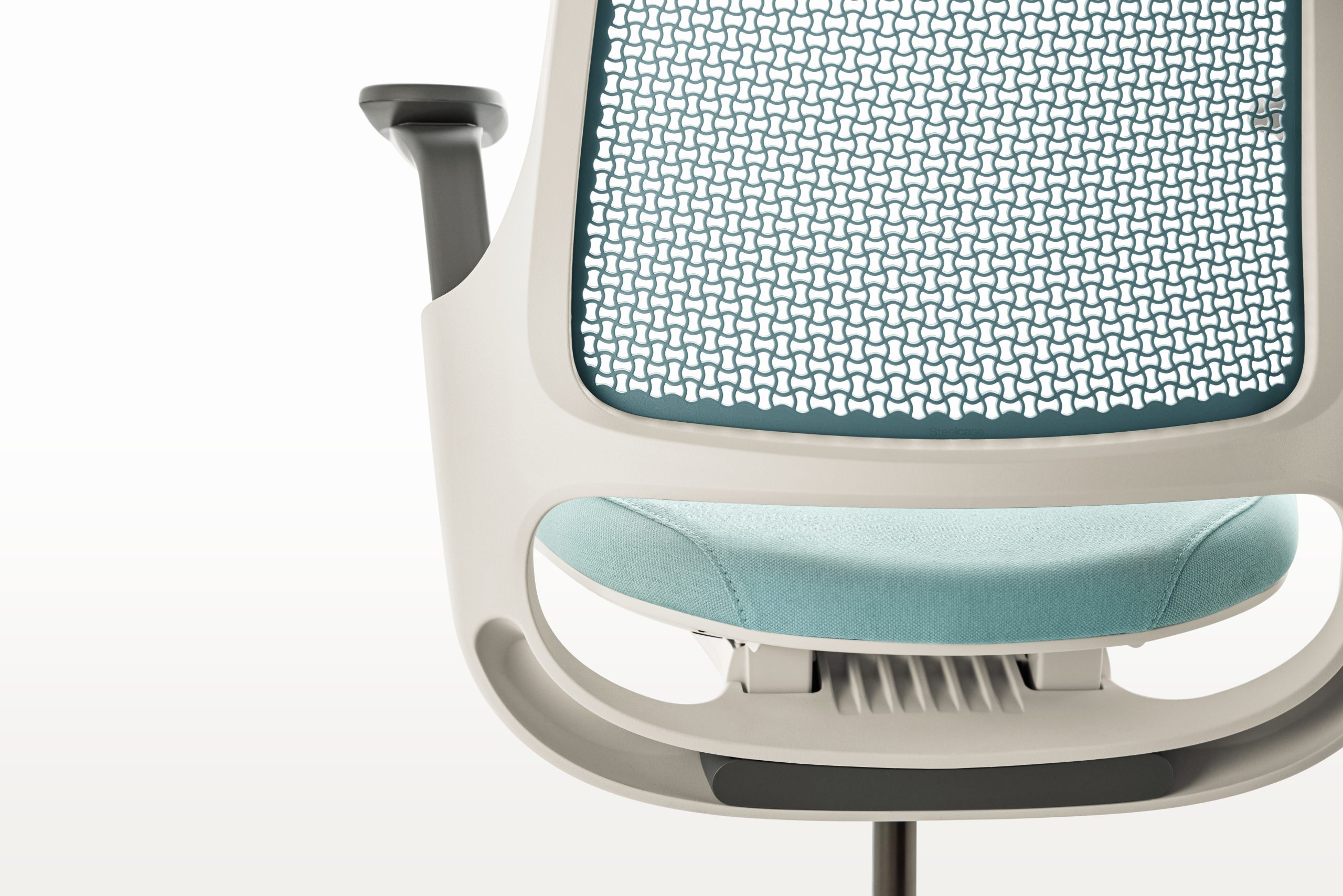 Steelcase Series 1 ergonomic office chair in a contemporary workstation
